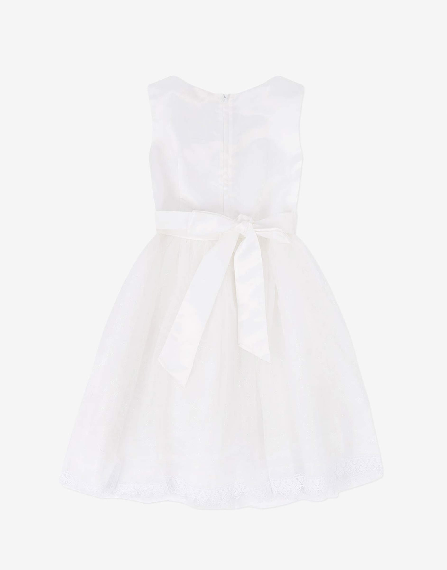 Белоснежное платье с бантом GDR016685-1