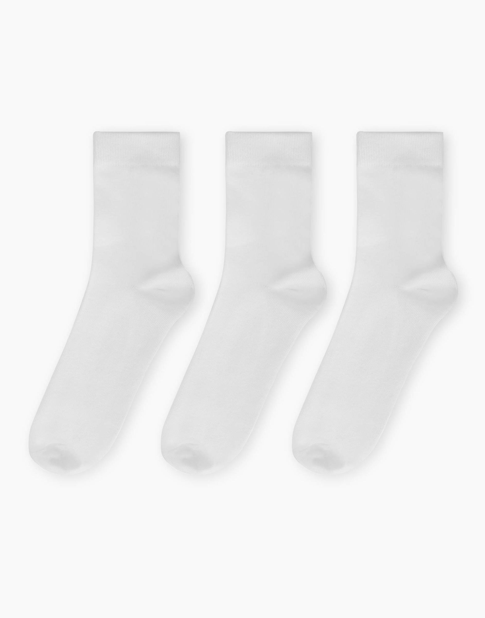 Белые базовые носки 3 пары-1