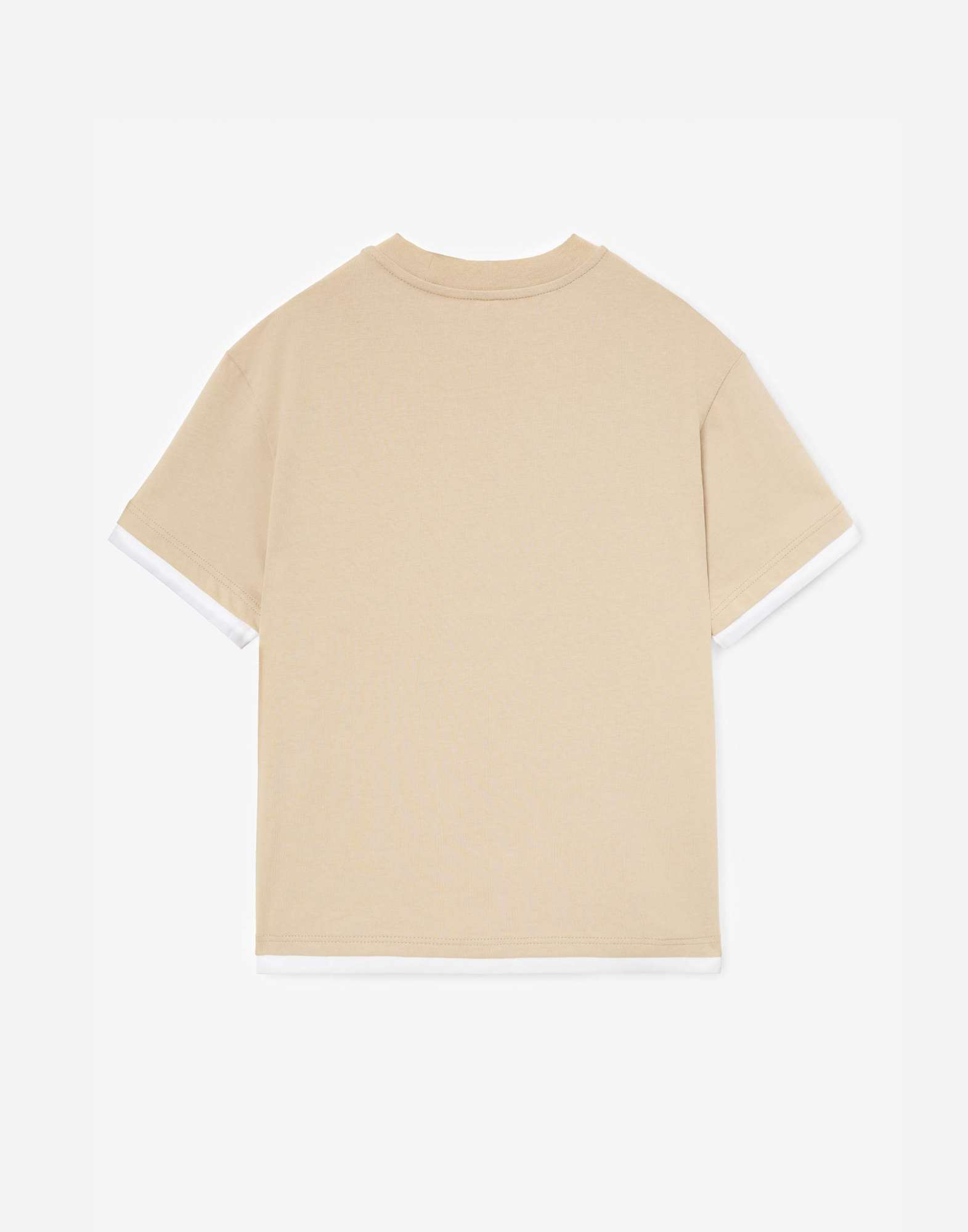 Бежевая футболка oversize с принтом Scream для мальчика BKT009184-1 ...