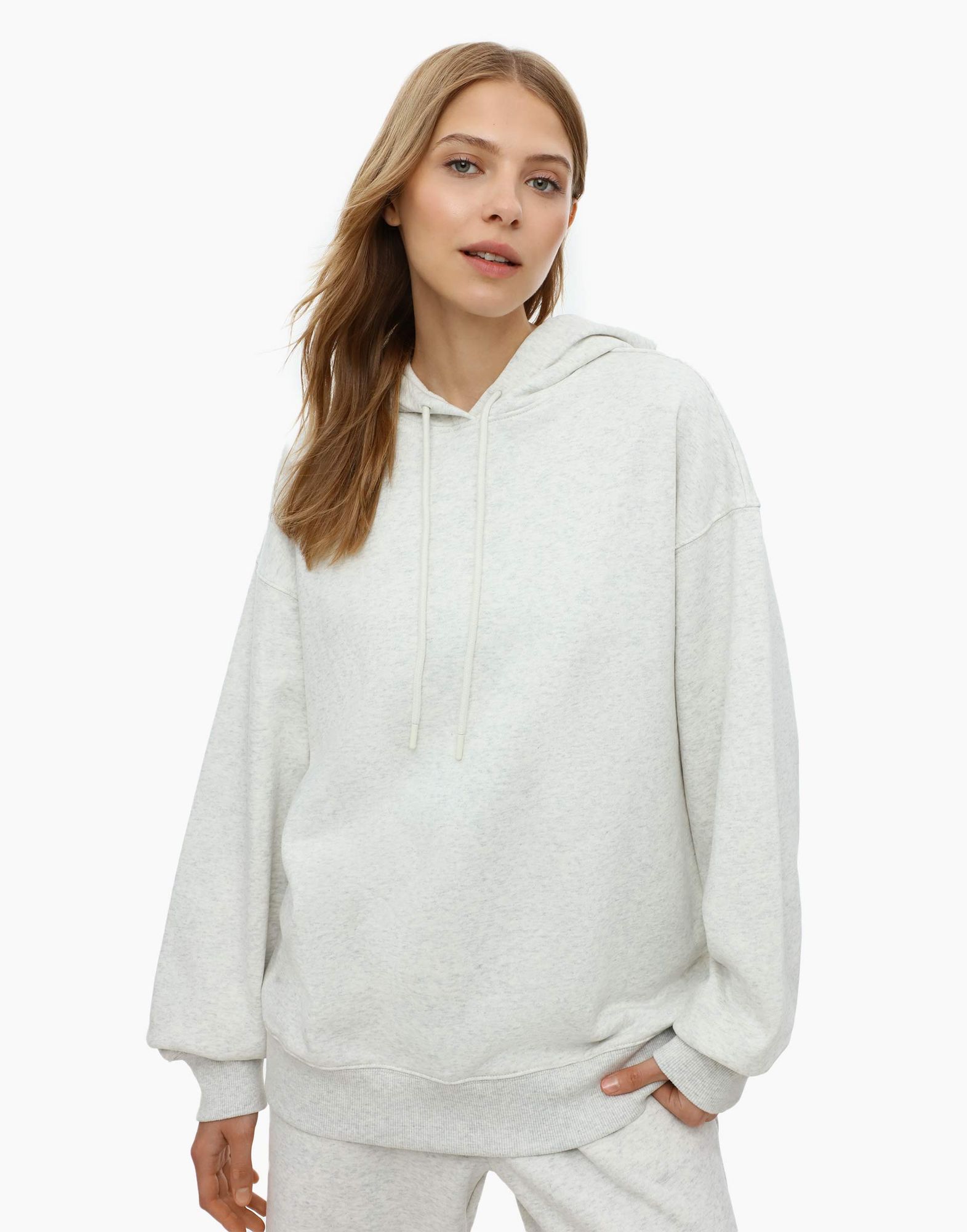 Бежевое худи oversize GAC020450-1 купить по цене от 899 рублей с ...