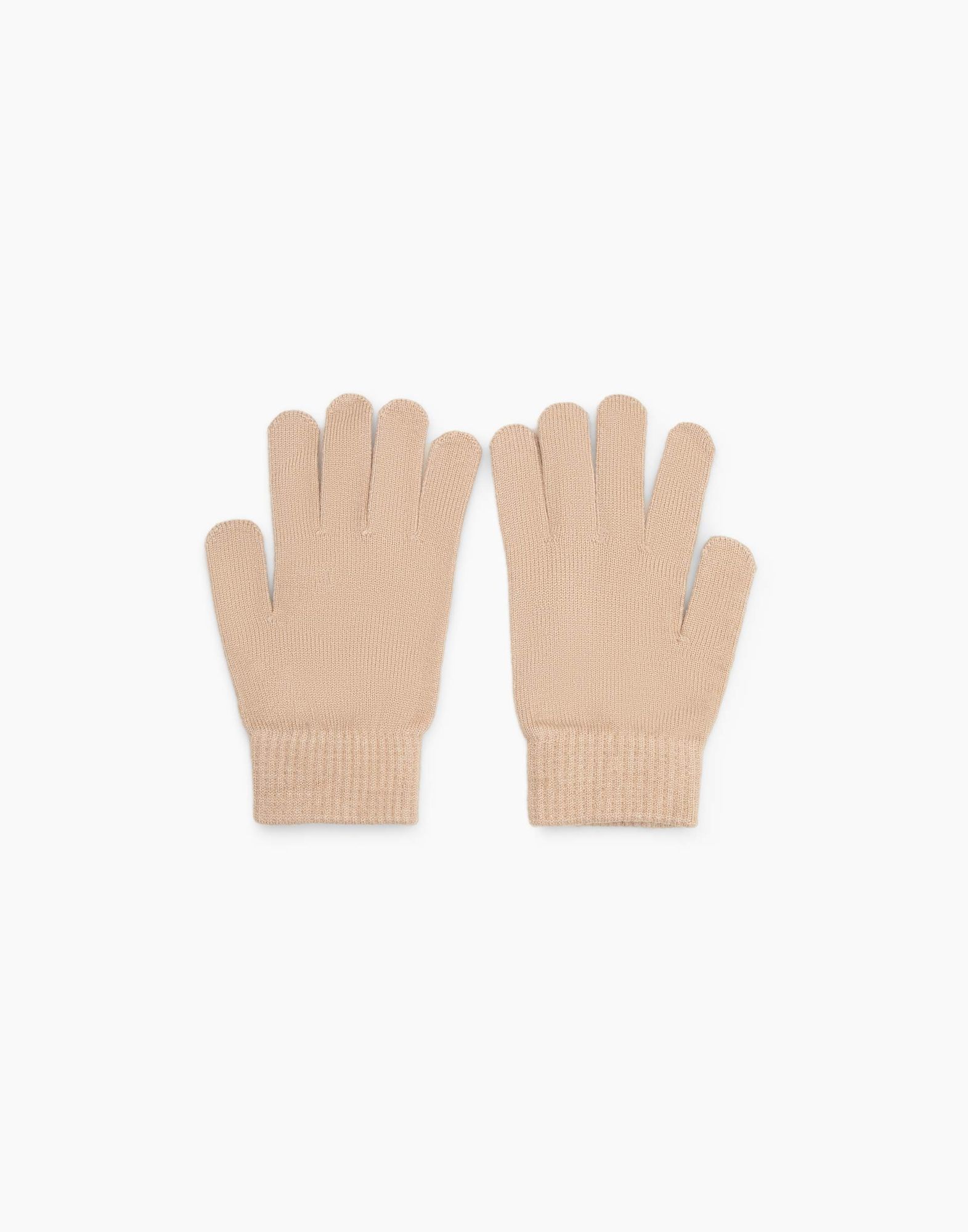 Бежевые перчатки-1