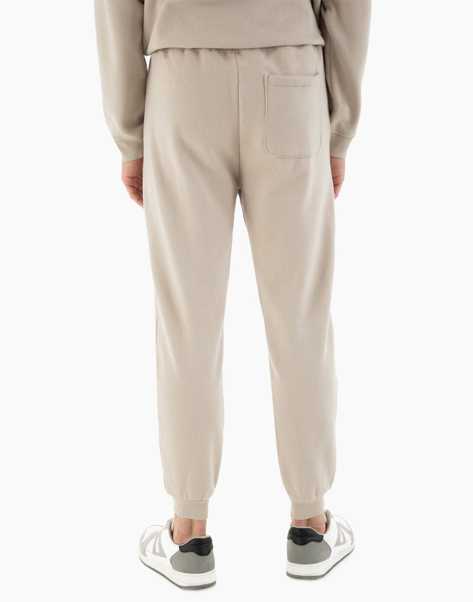 Бежевые спортивные брюки Jogger с надписью Ready steady go-2