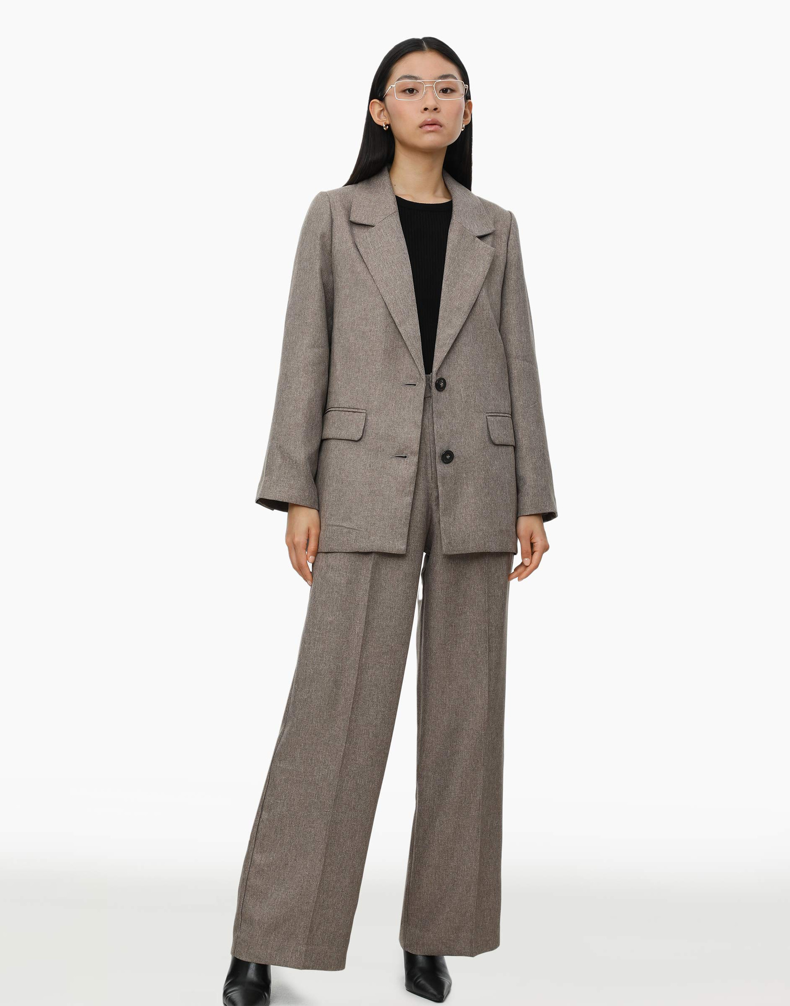 Бежевый пиджак Straight с карманами GJC006015-2 купить по цене от 1299 ...