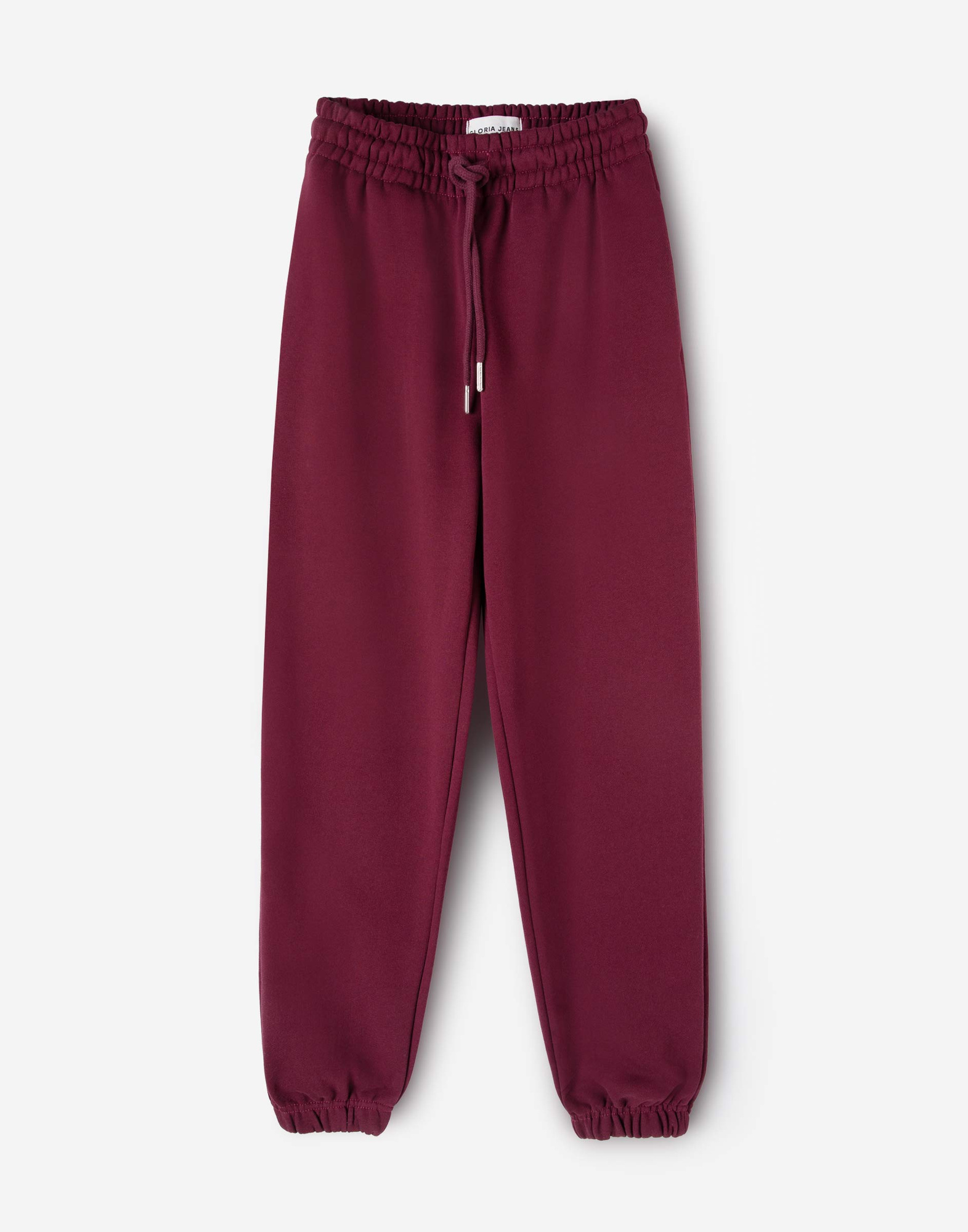 Бордовые спортивные брюки Baggy-4