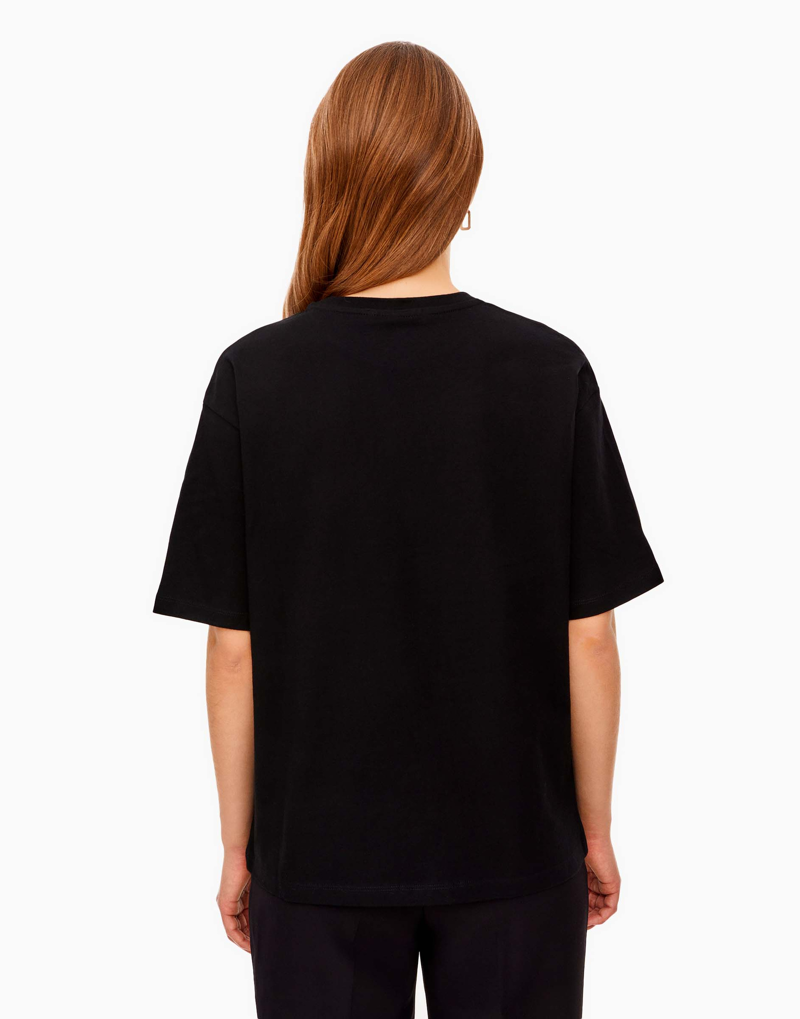 Чёрная футболка oversize с принтом Los Angeles GKT020448-1 купить по ...
