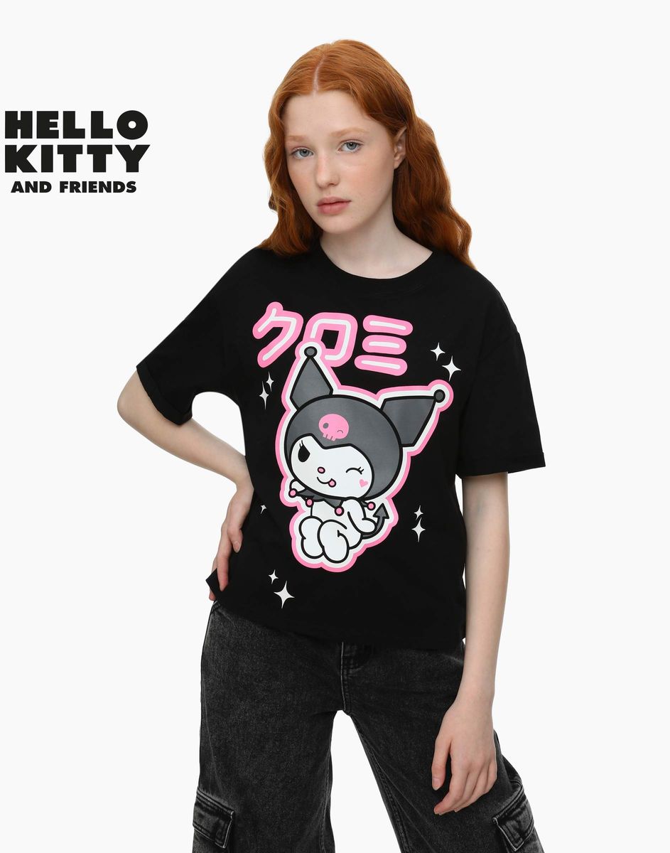 Hello kitty t-shirts  Черная майка, Футболки, Футболки для девочек