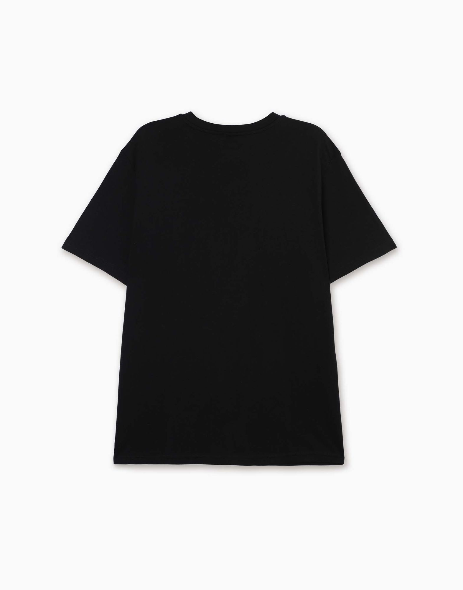 Чёрная футболка с новогодним принтом для мальчика-2