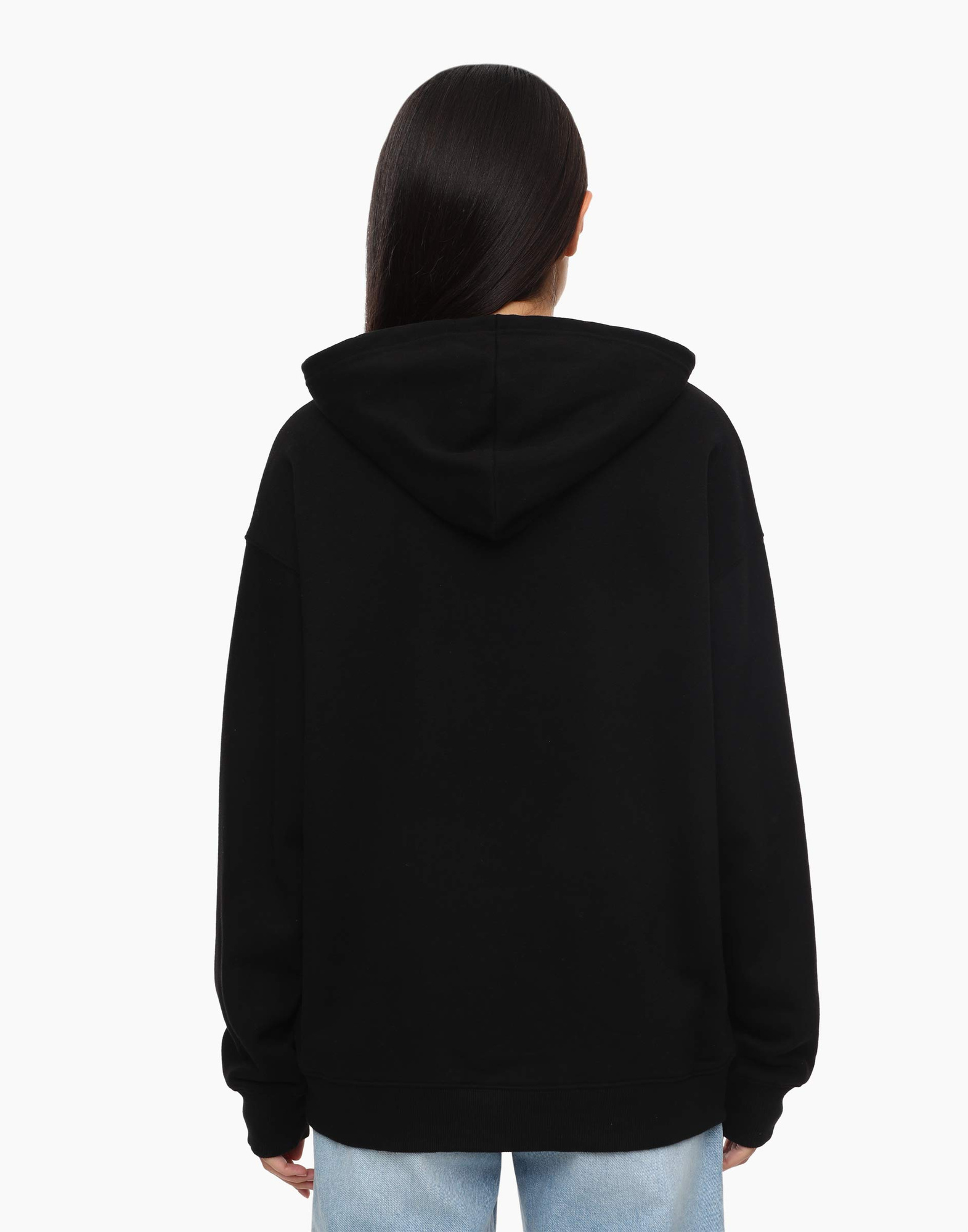 Чёрная толстовка oversize GAC020225-1 купить по цене от 1299 рублей с ...