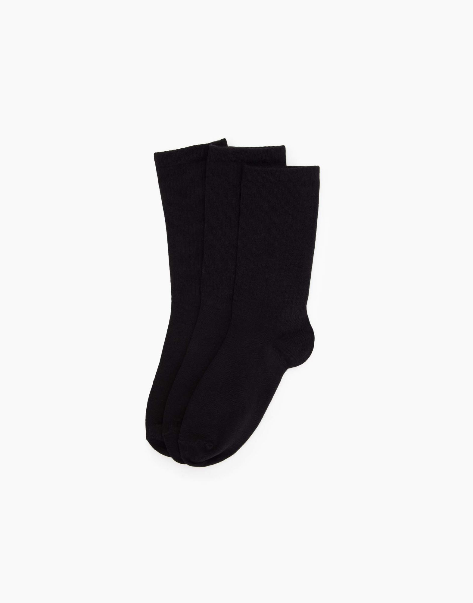 Черные базовые носки 3 пары-0
