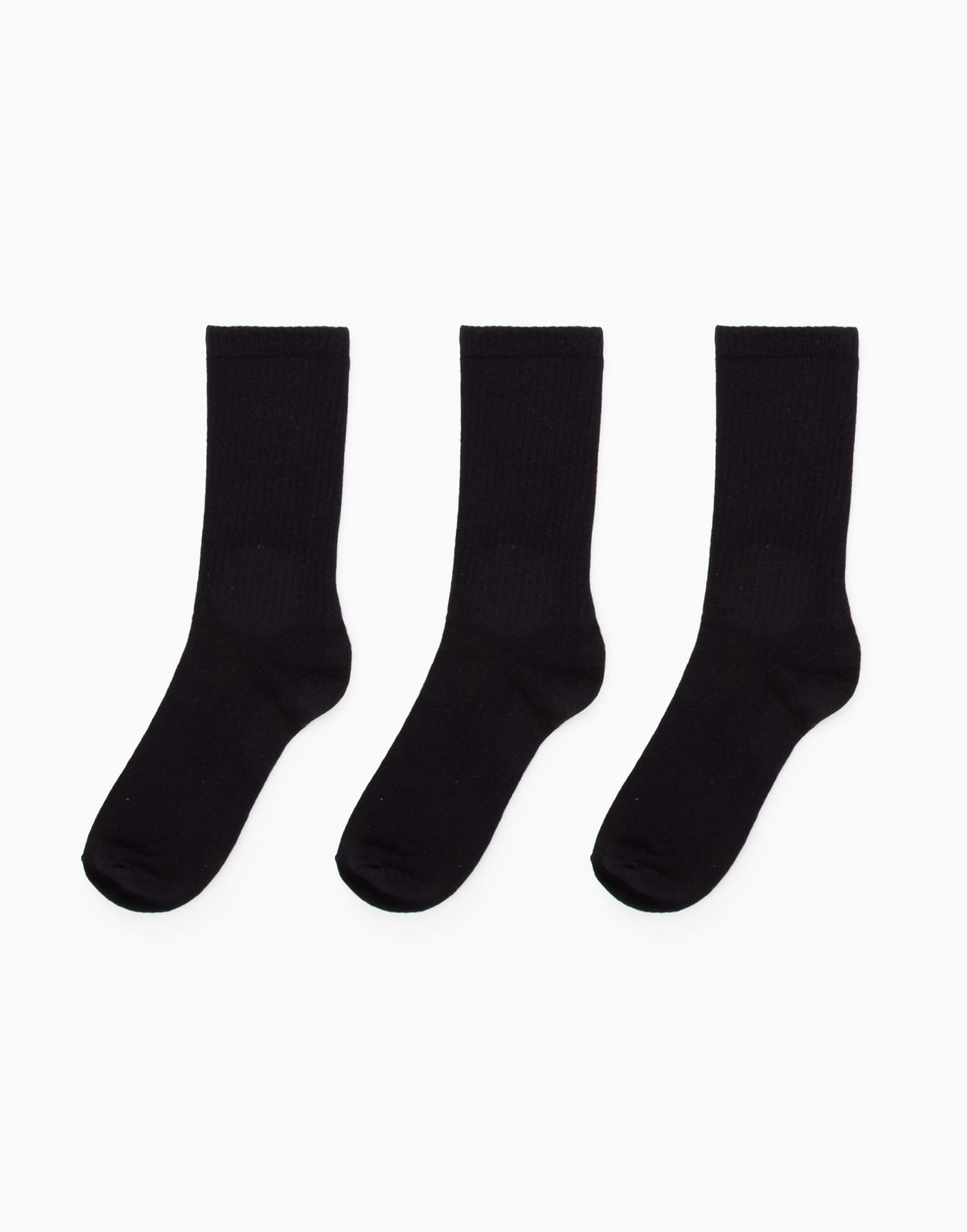 Черные базовые носки 3 пары-1