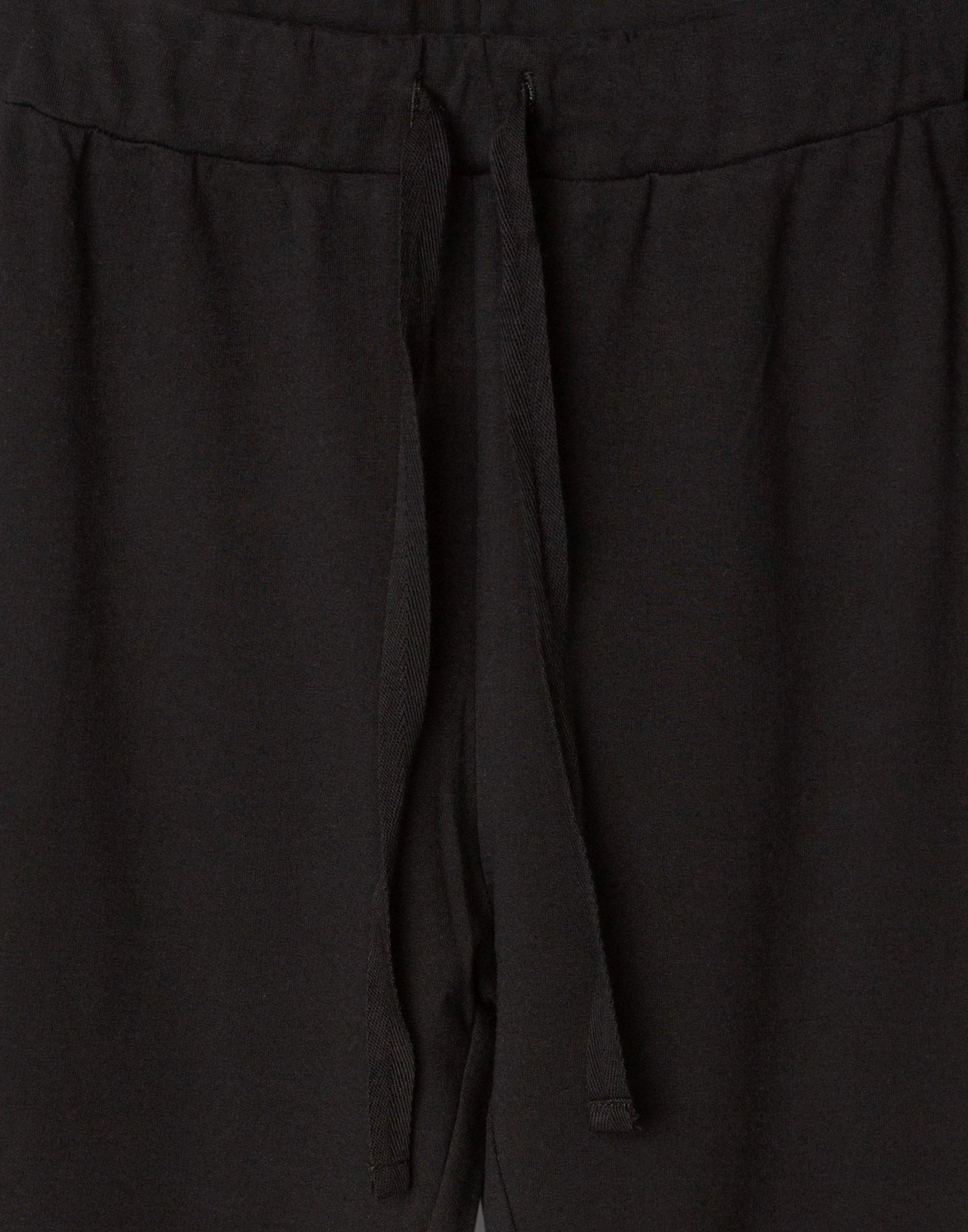 Черные домашние брюки для девочки-2