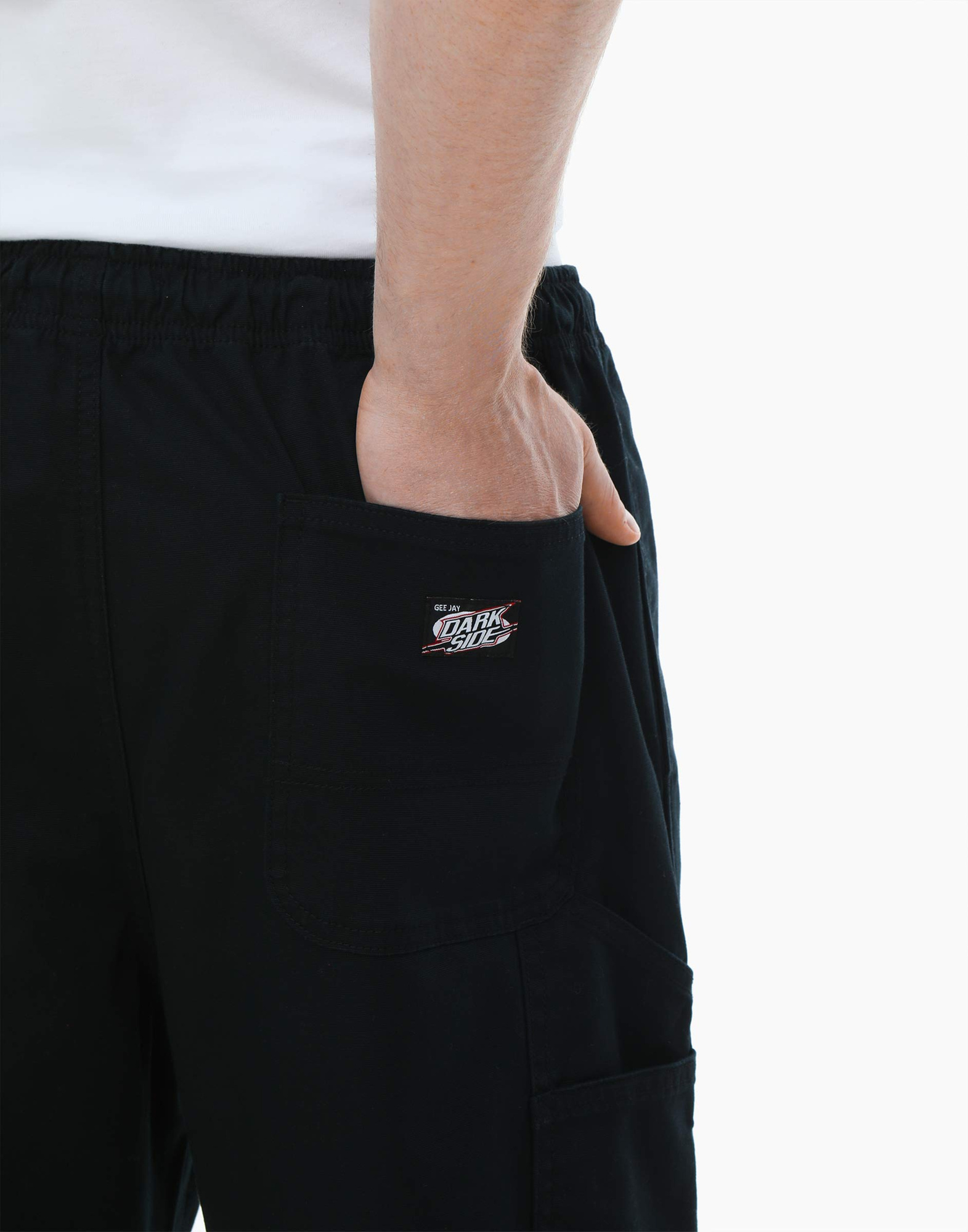 Чёрные джинсы Easy Fit с карго-карманами BJN013287-3 купить по цене от ...