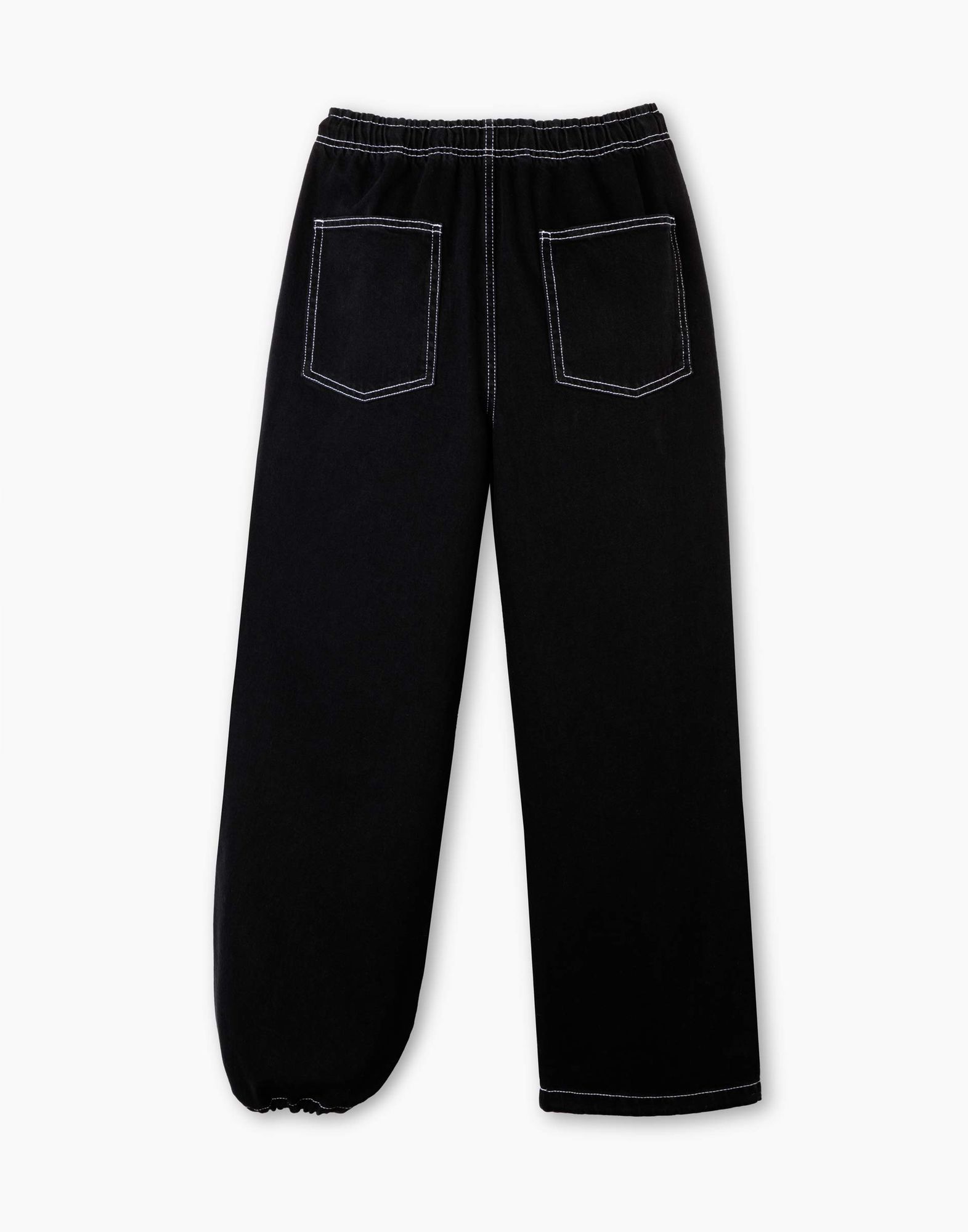 Чёрные джинсы Easy fit с готическим принтом для мальчика-2