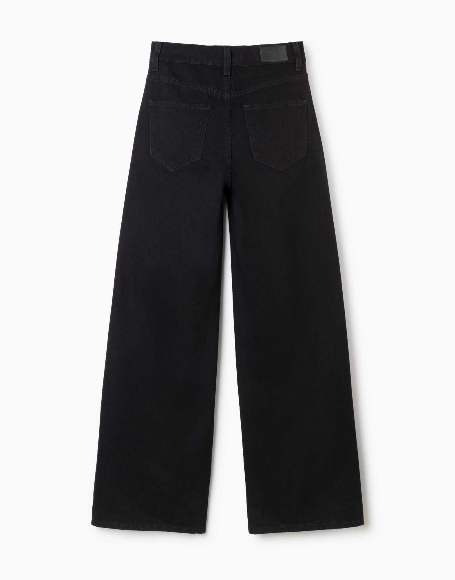 Чёрные джинсы Long leg с принтом для девочки-2