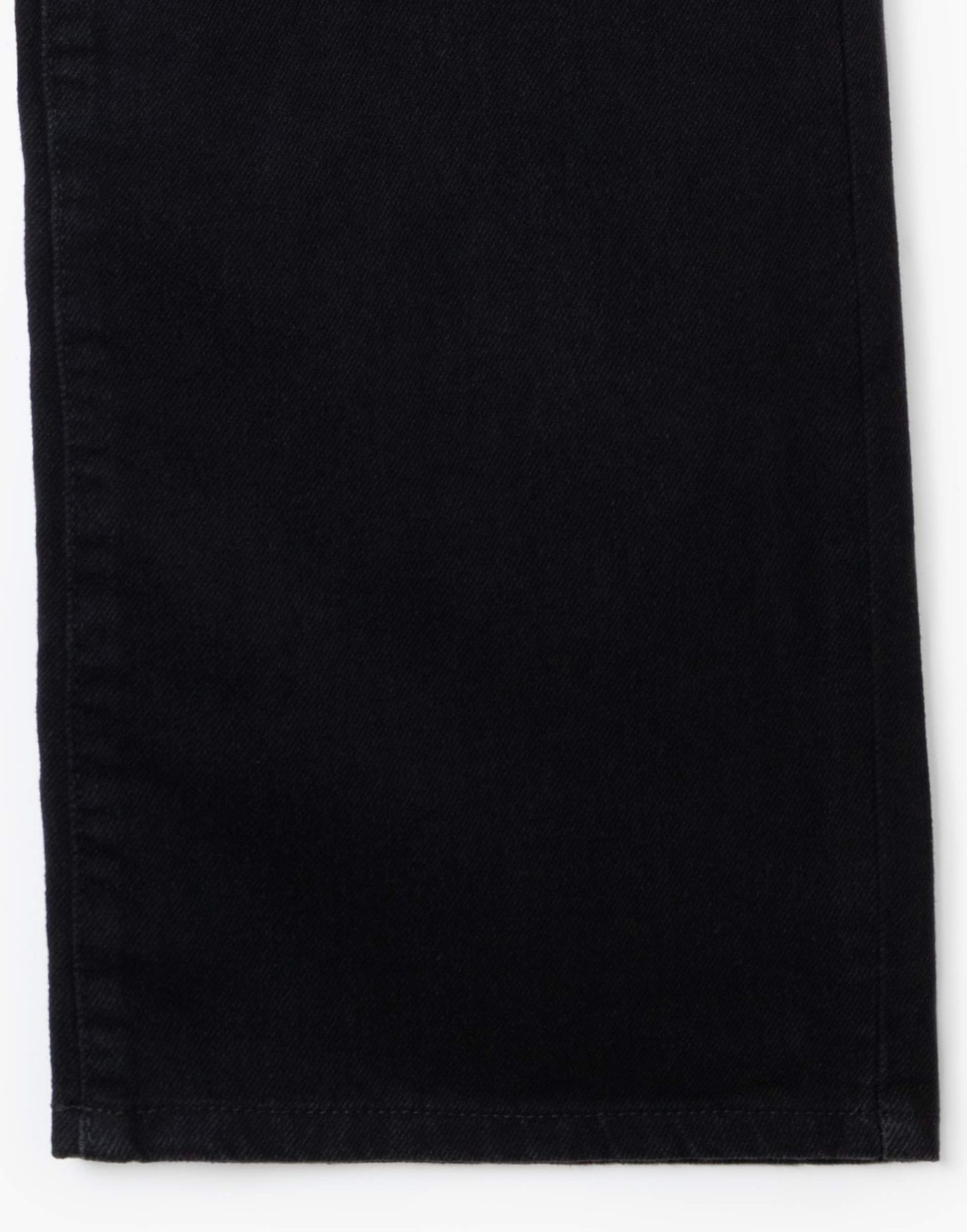 Чёрные джинсы Paperbag с высокой талией для девочки-4