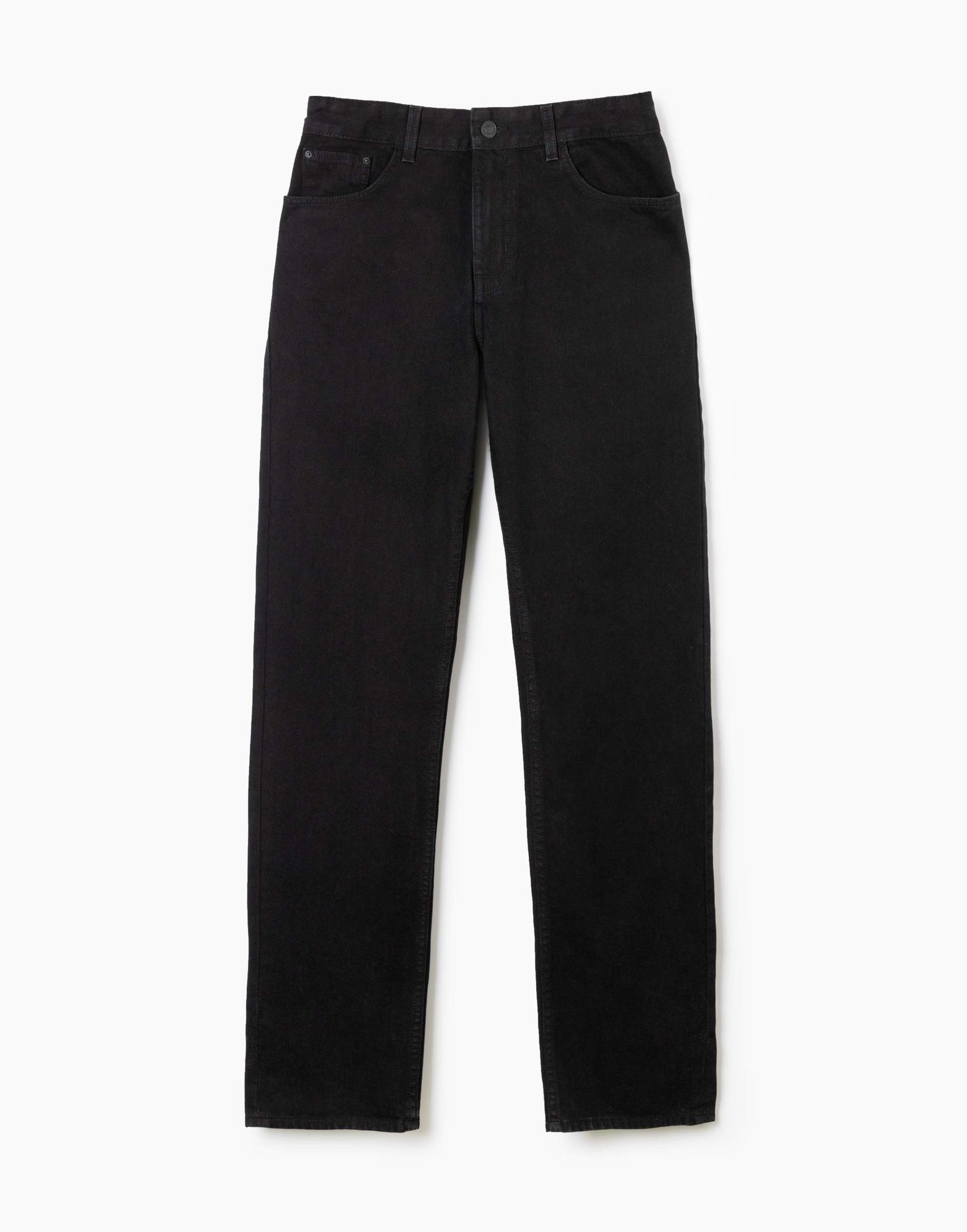 Чёрные джинсы Regular-4