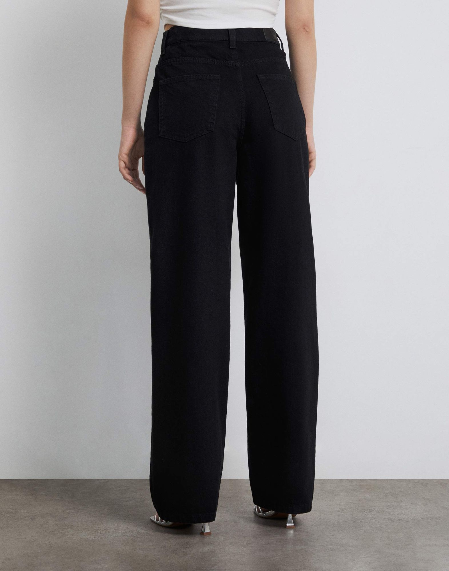 Черные джинсы Straight fit-2