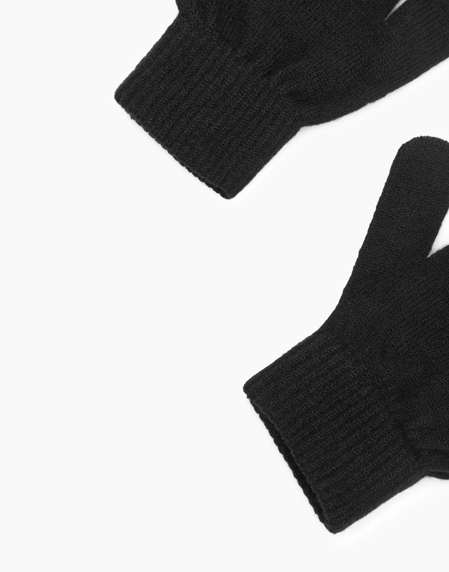 Чёрные перчатки для мальчика-3