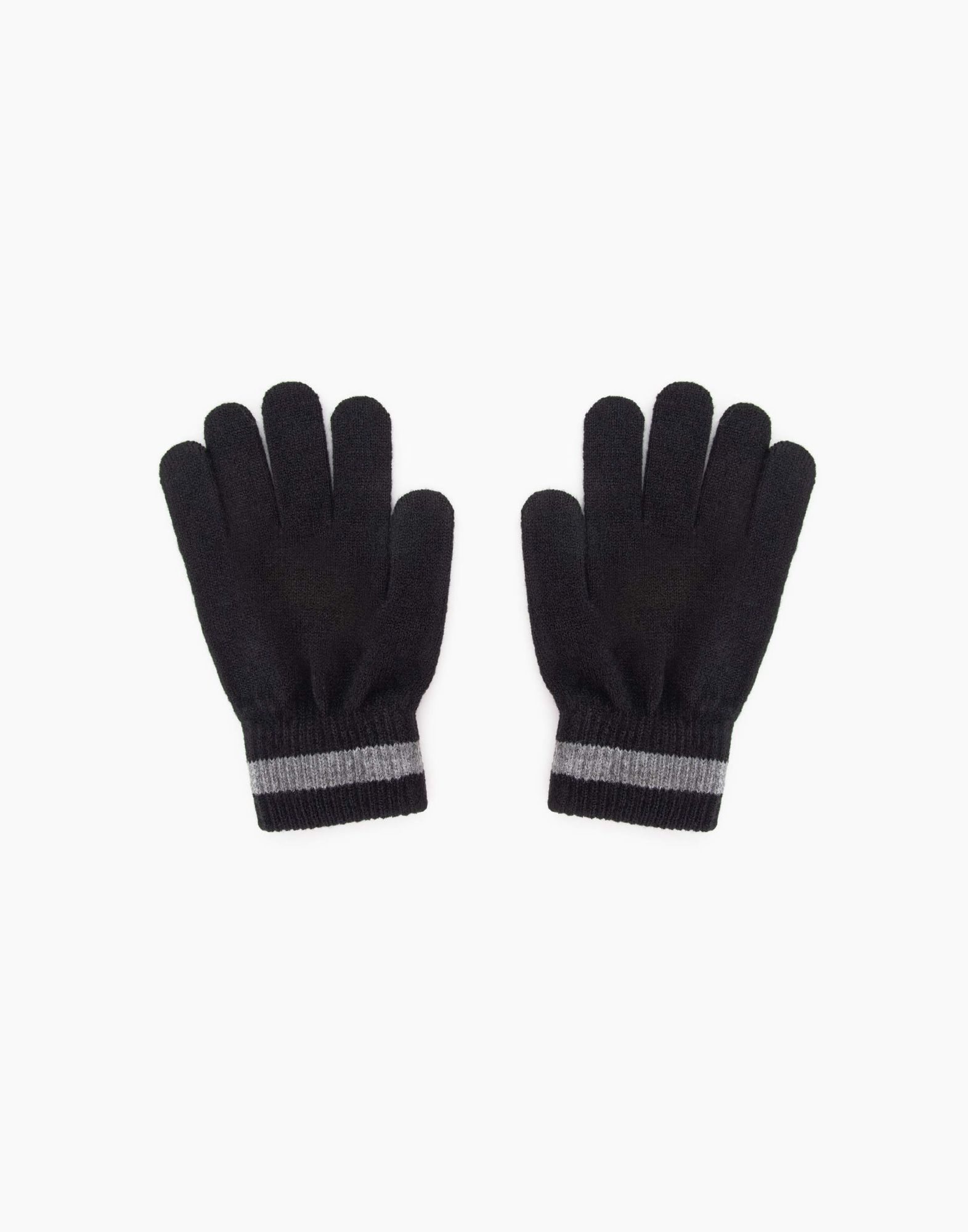 Чёрные перчатки для мальчика-1
