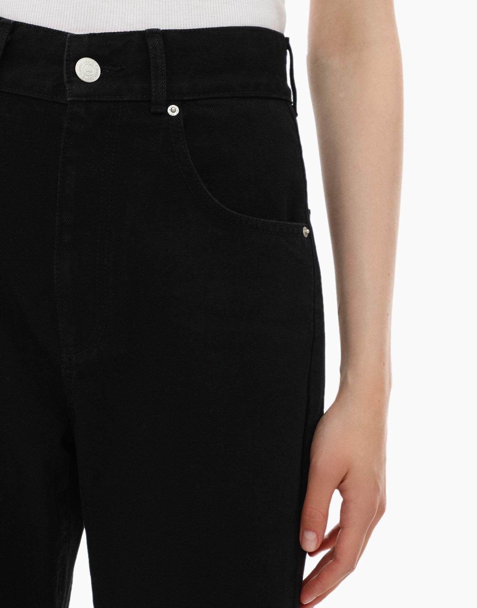 Чёрные расклёшенные джинсы Bootcut-3
