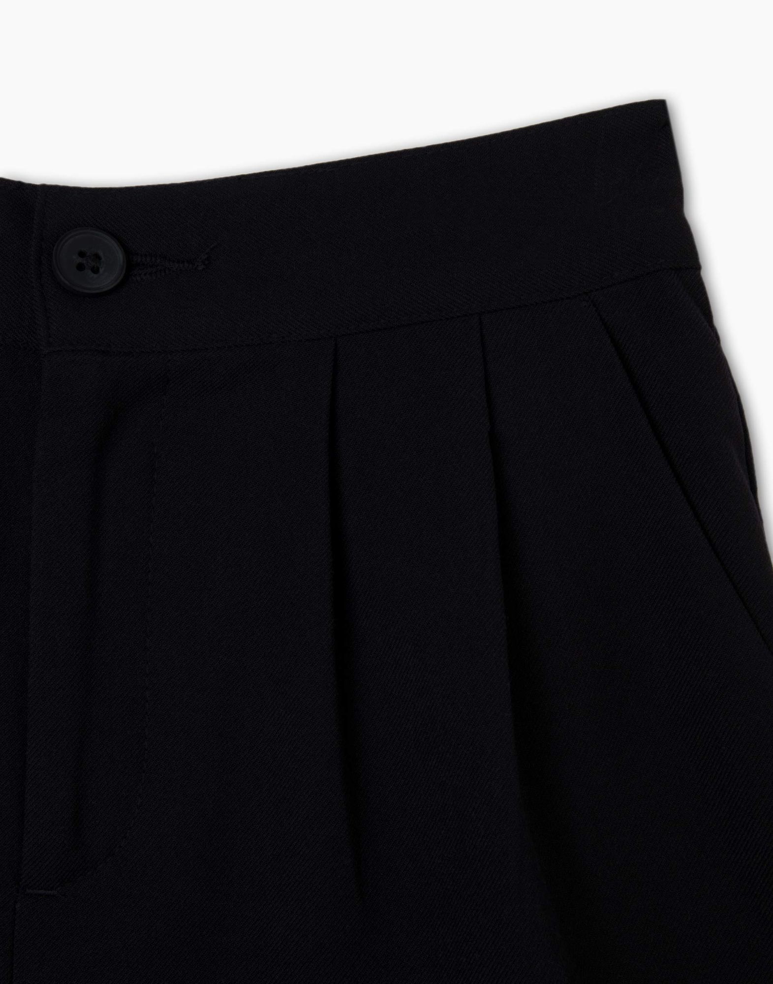 Чёрные шорты Baggy для девочки-4