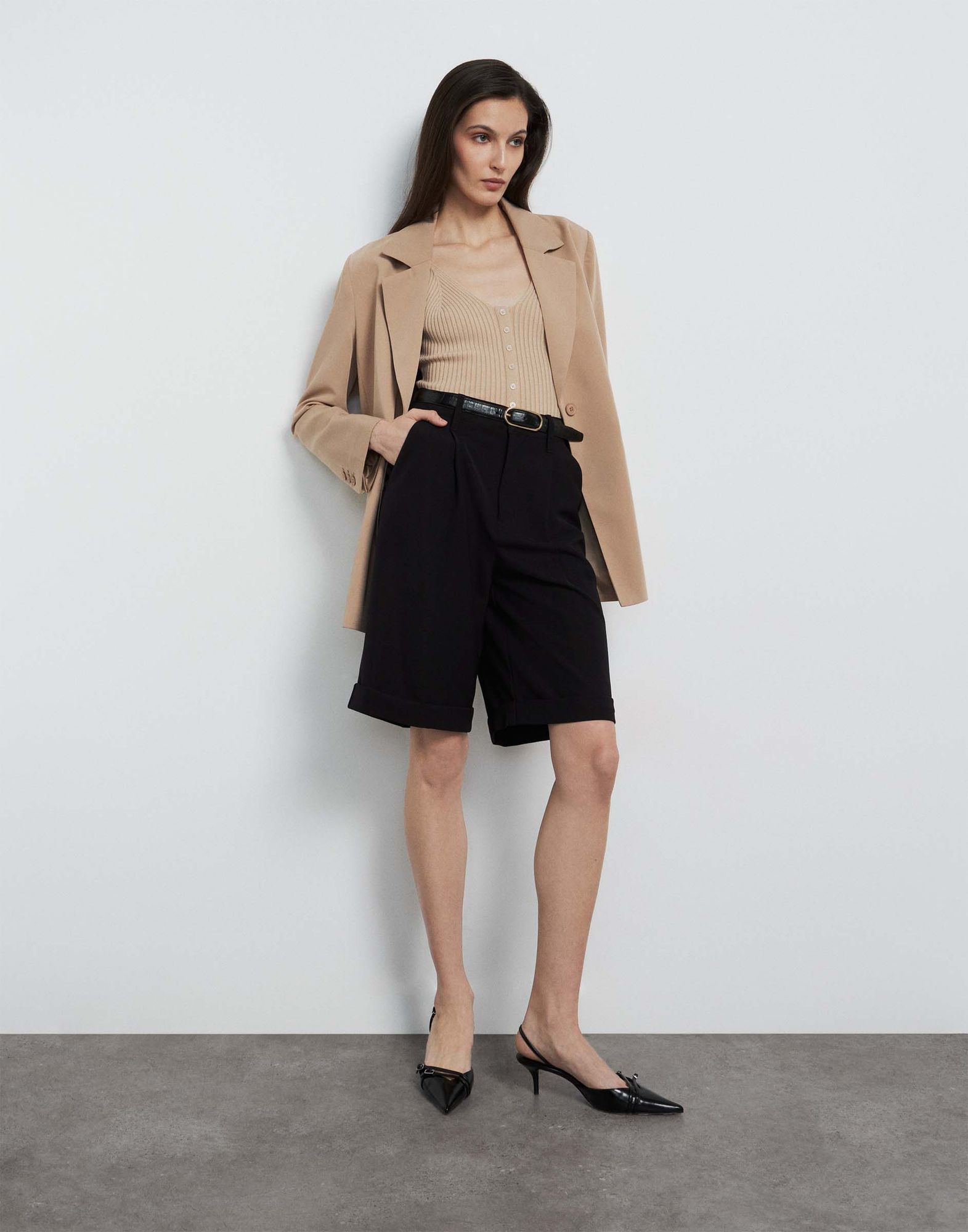 Чёрные шорты Bermudas GSH011073-1 купить по цене от 279 рублей с ...