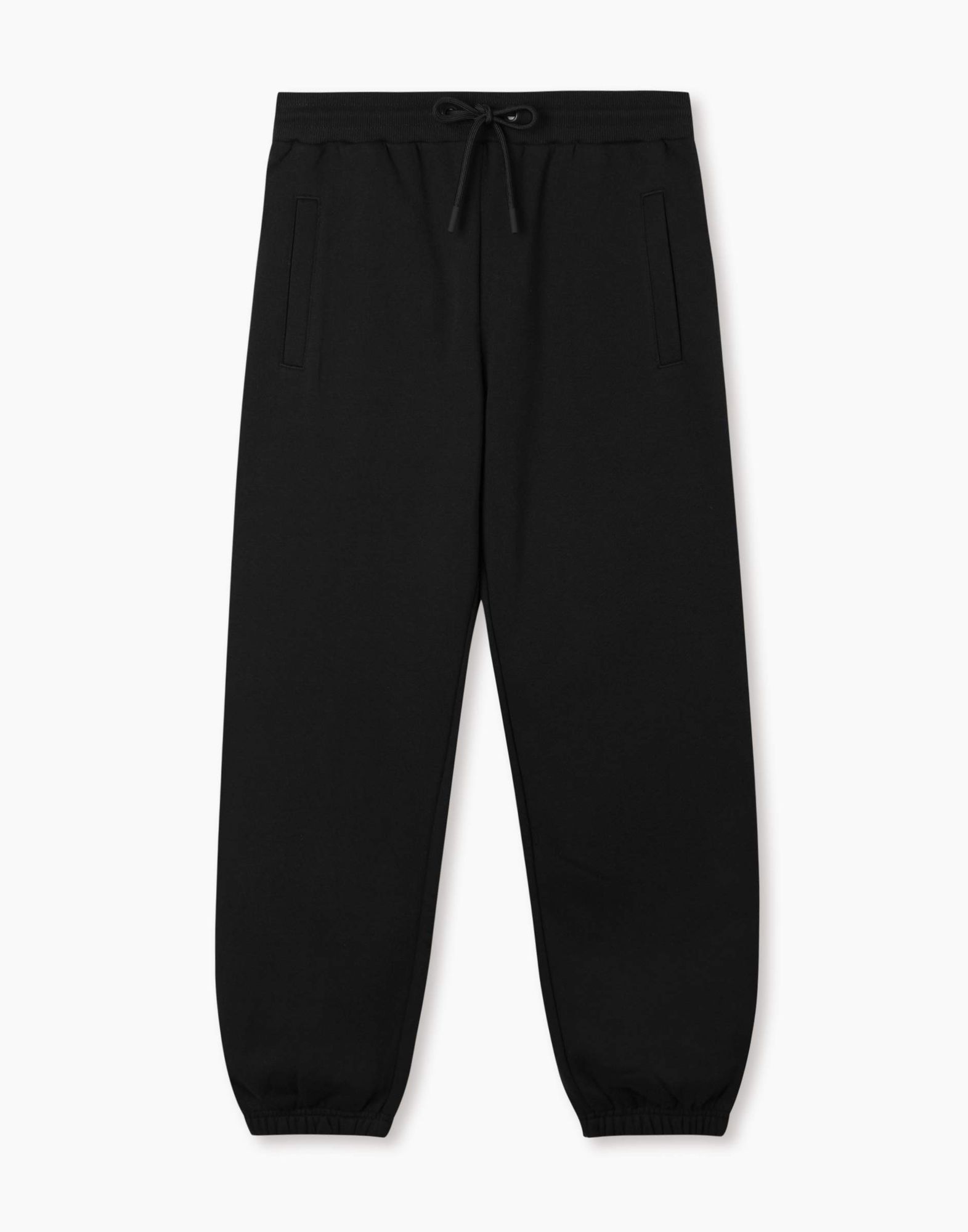 Чёрные спортивные брюки oversize для мальчика-1