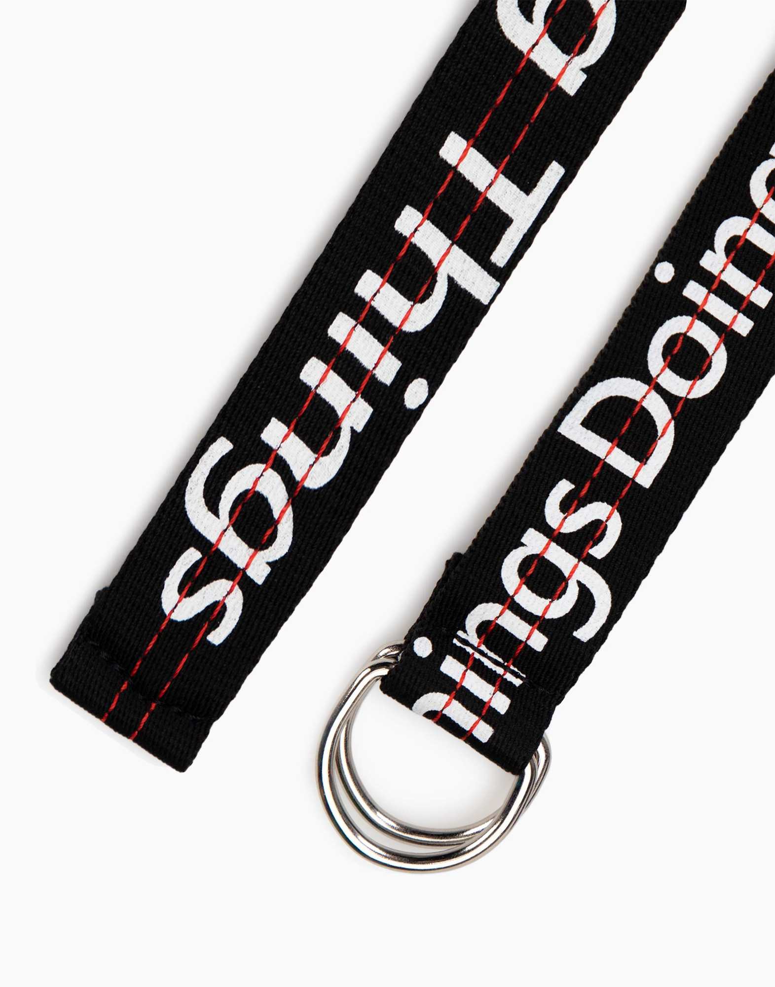 Чёрный тканевый ремень с надписью женский GAS011897-1 купить по цене от ...