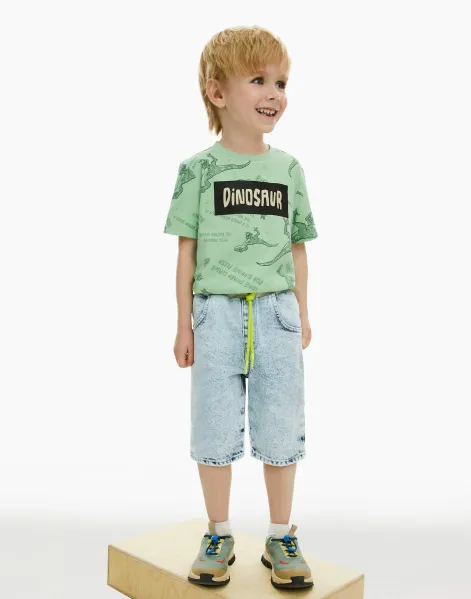 Джинсовые шорты Comfort для мальчика-0