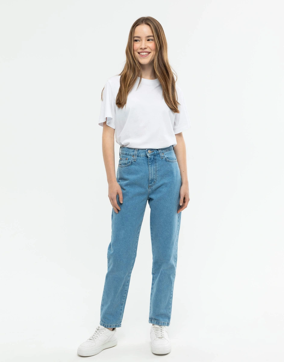 Джинсы New Mom с высокой талией GJN027257-1 купить по цене от 599 ...