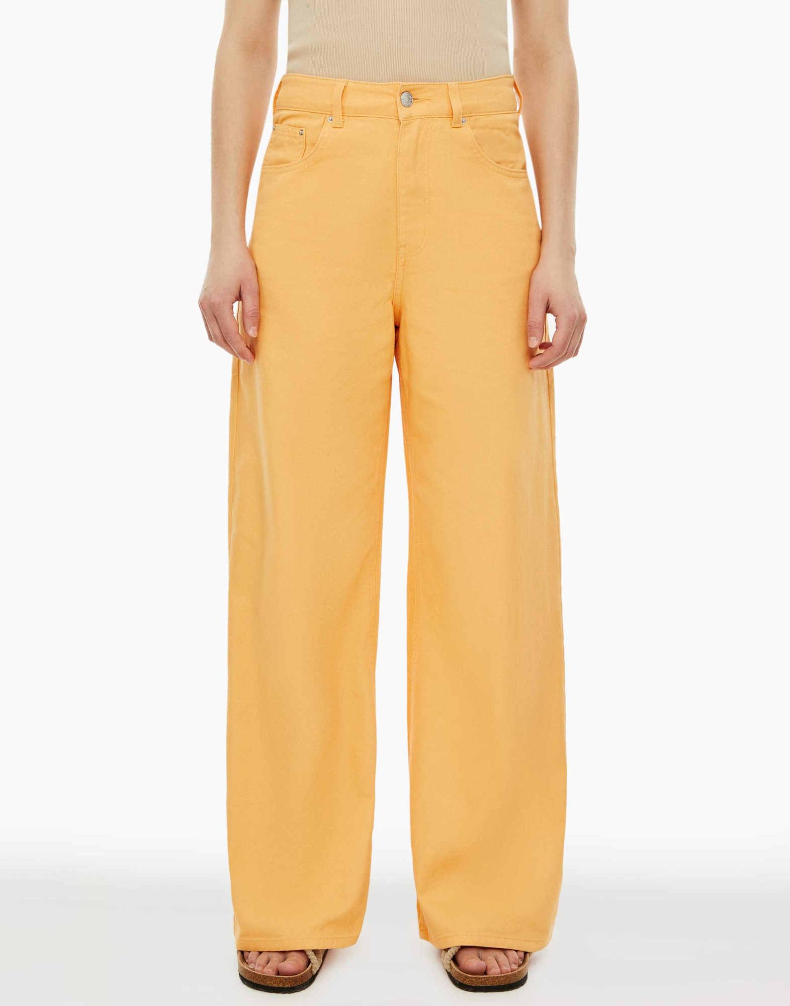 Джинсы Wide leg цвета манго женские GJN026360-6 купить по цене от 1699 ...