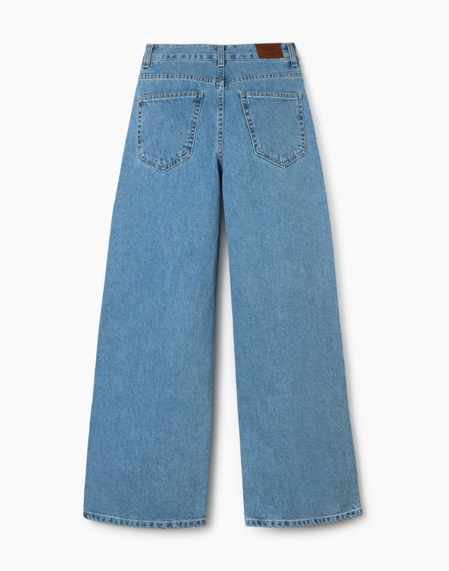 Джинсы Wide leg с высокой талией для девочки-2