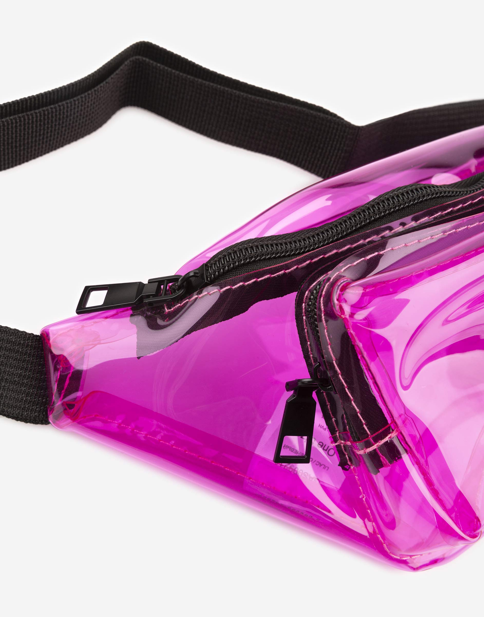 Фиолетовая поясная сумка прозрачная GAS009210-2