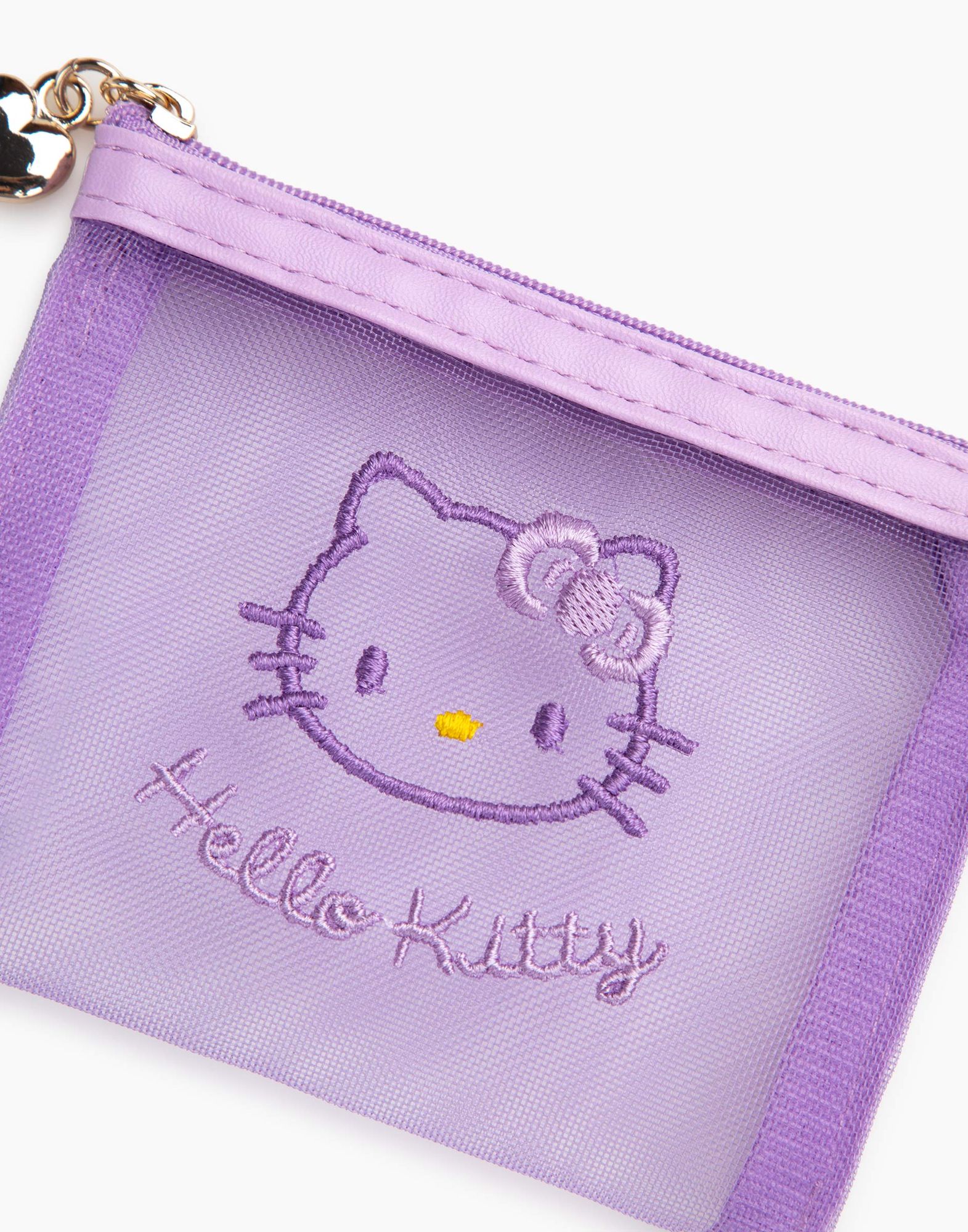 Фиолетовый кошелек Hello Kitty на молнии-2