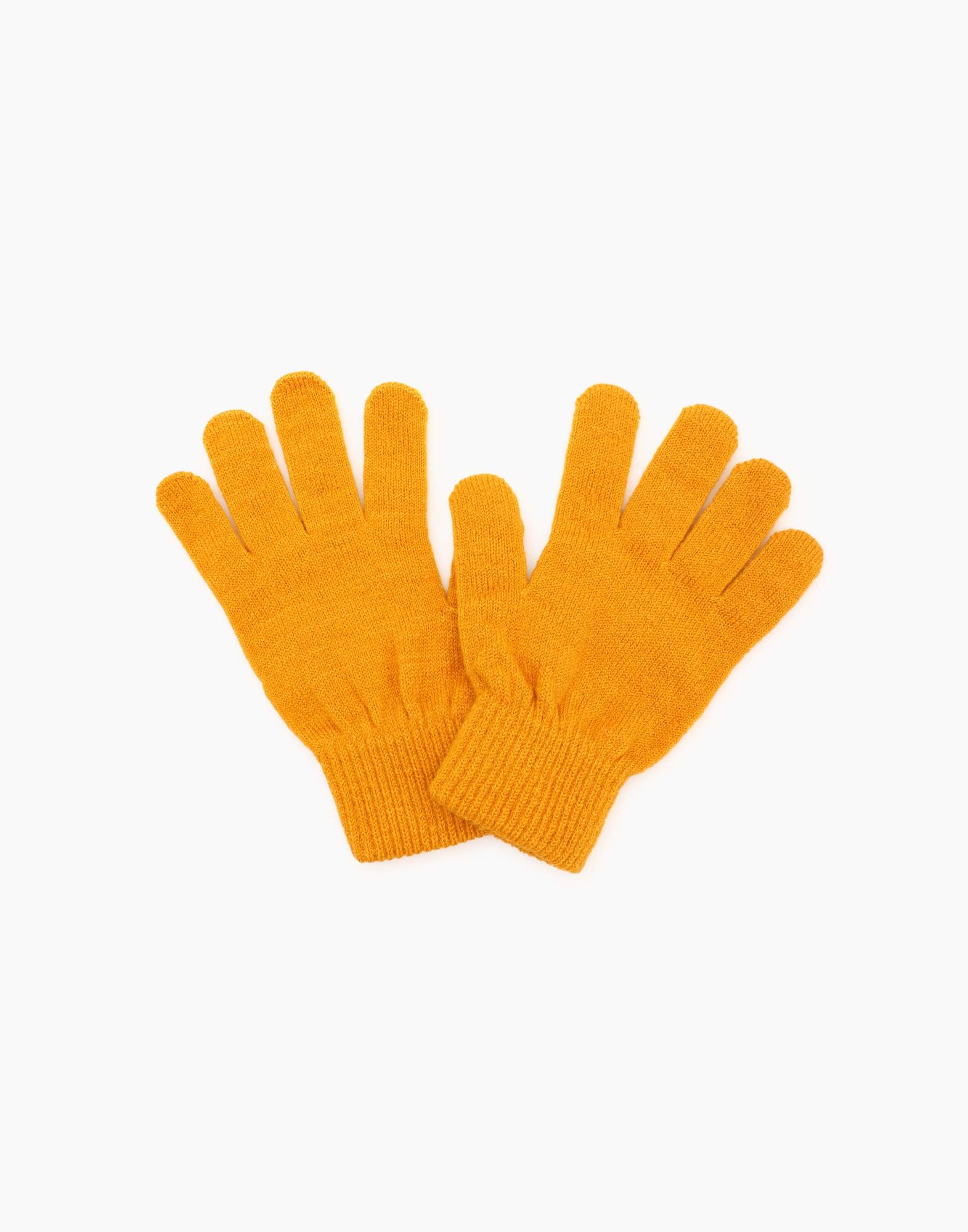 Горчичные перчатки для мальчика-1