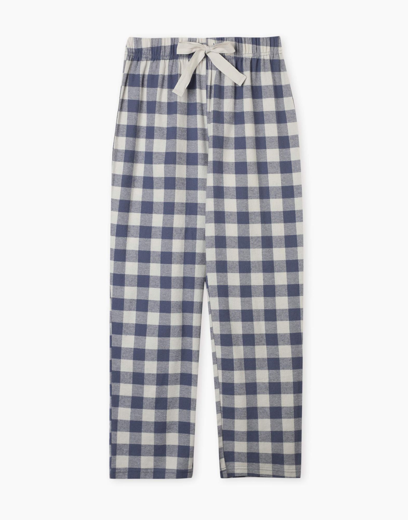 Клетчатые пижамные брюки для девочки-1