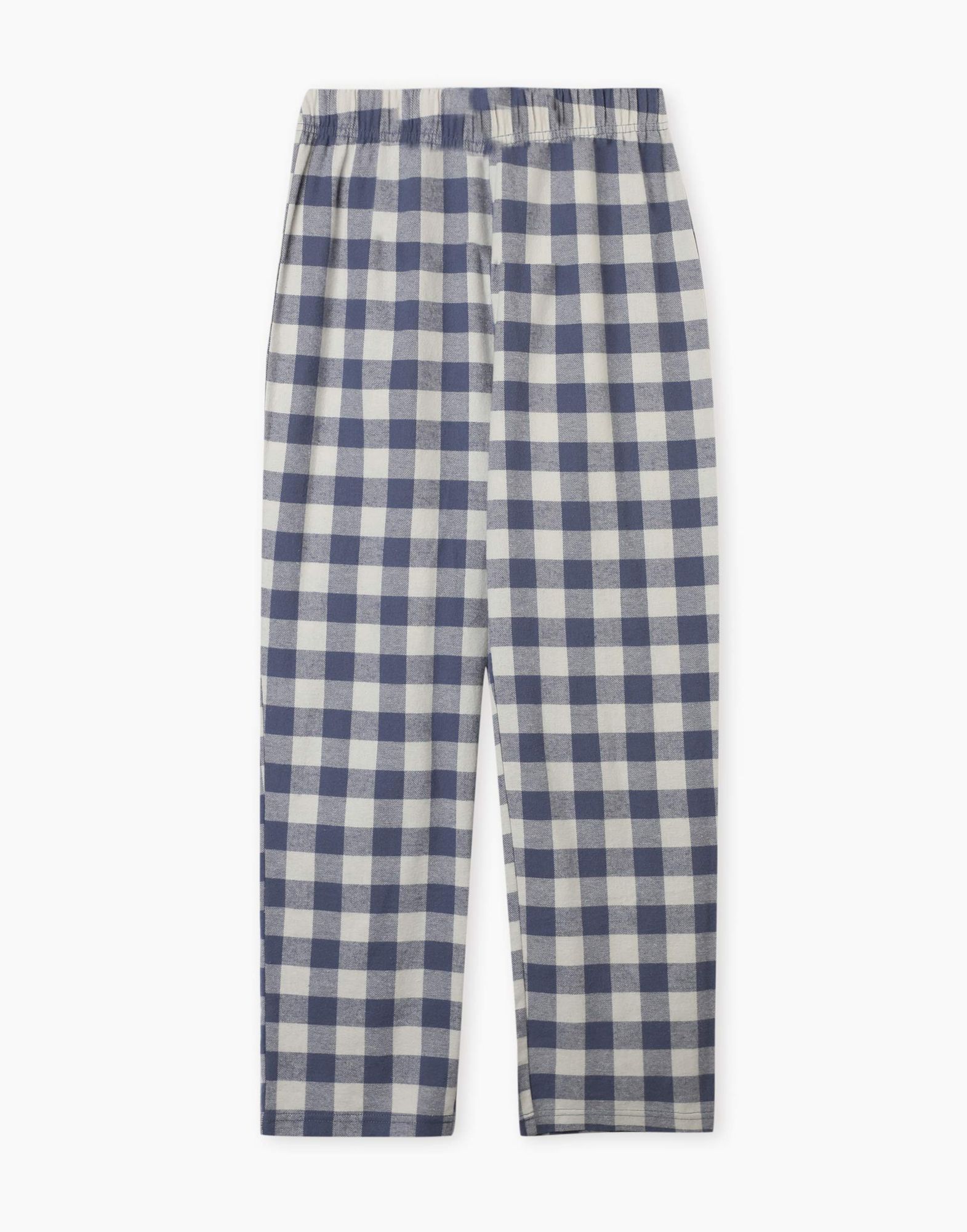 Клетчатые пижамные брюки для девочки-2