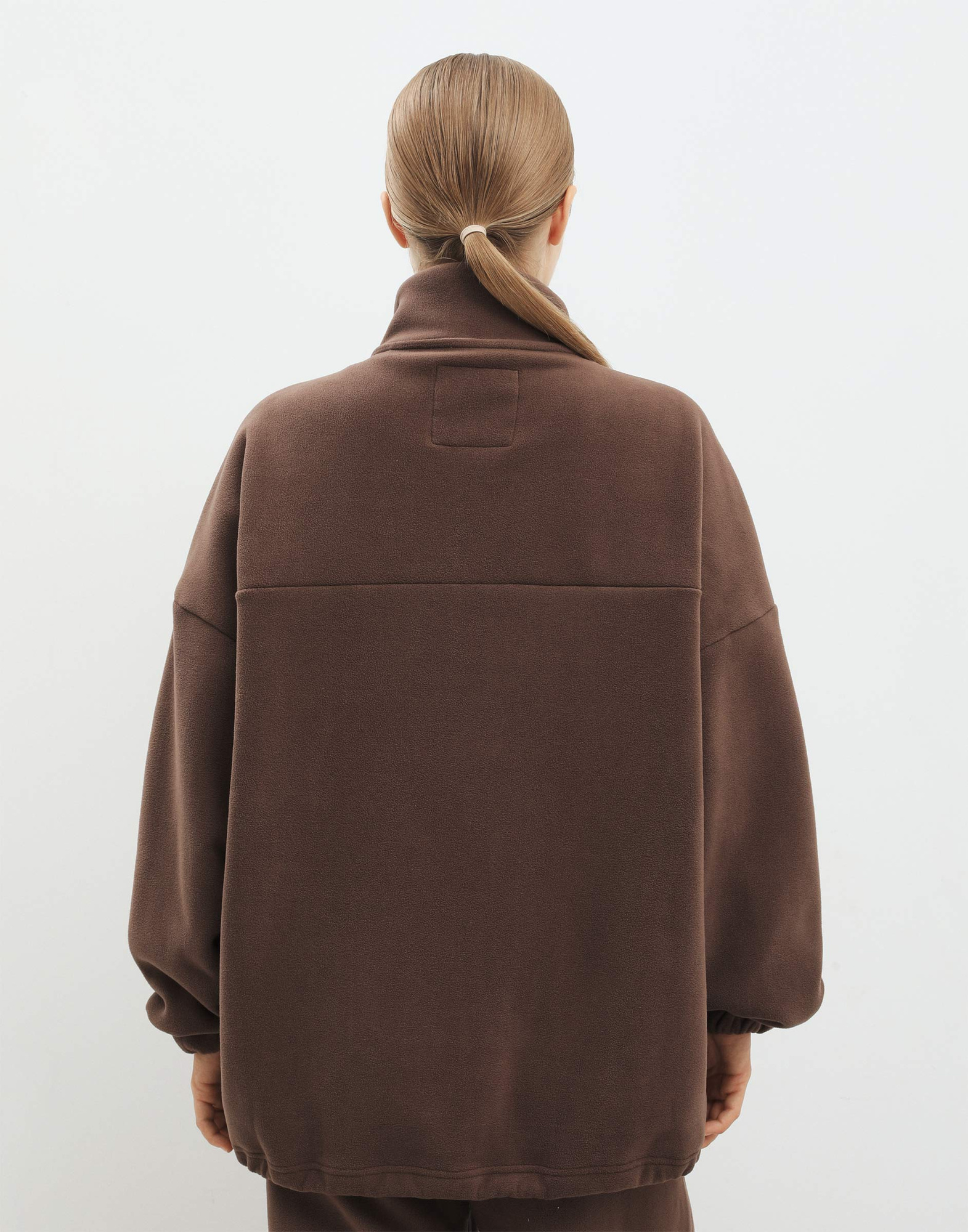 Коричневая толстовка-трансформер oversize GAC023409-3 купить по цене от ...