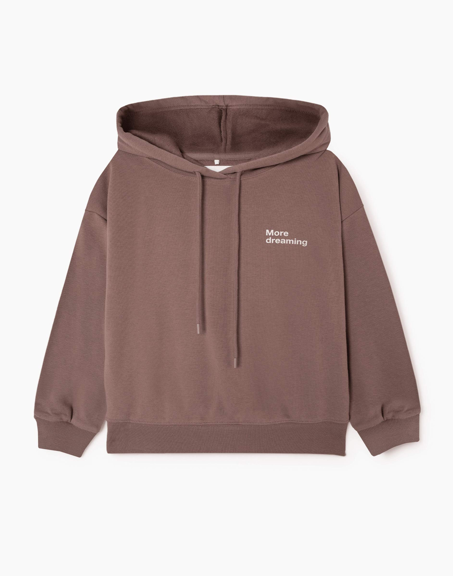 Коричневое худи oversize с принтом GAC020644-3 купить по цене от 599 ...