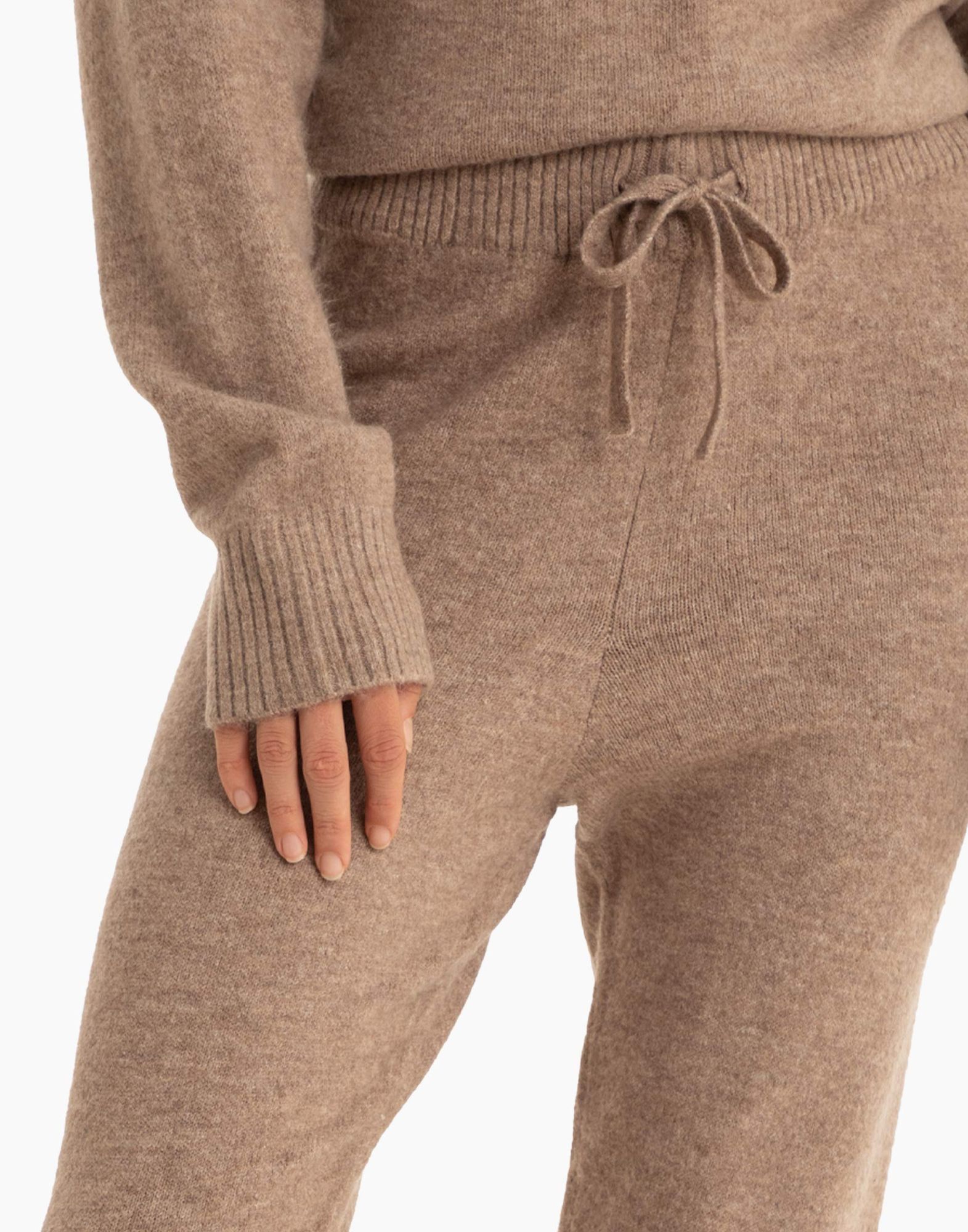 Коричневые домашние брюки Jogger-3