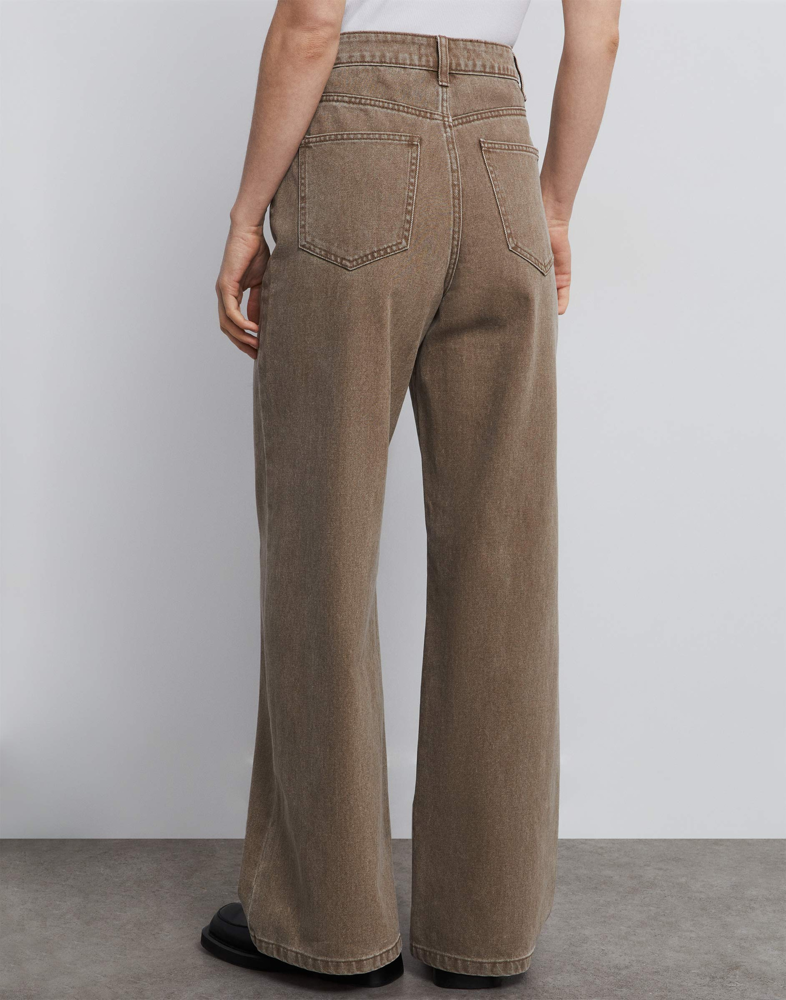 Коричневые джинсы Paris Wide leg GJN031253-4 купить по цене от 599 ...