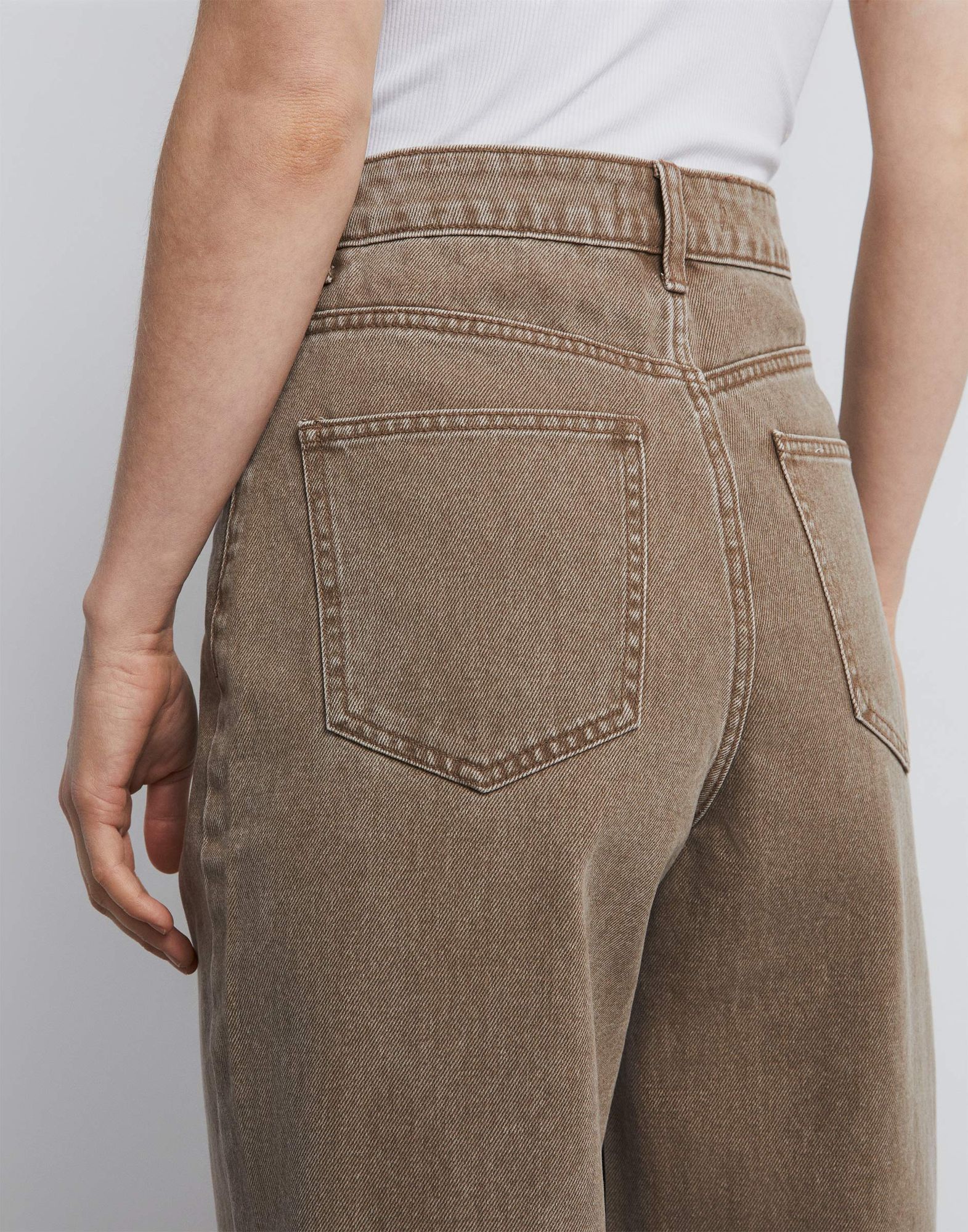 Коричневые джинсы Paris Wide leg GJN031253-4 купить по цене от 599 ...