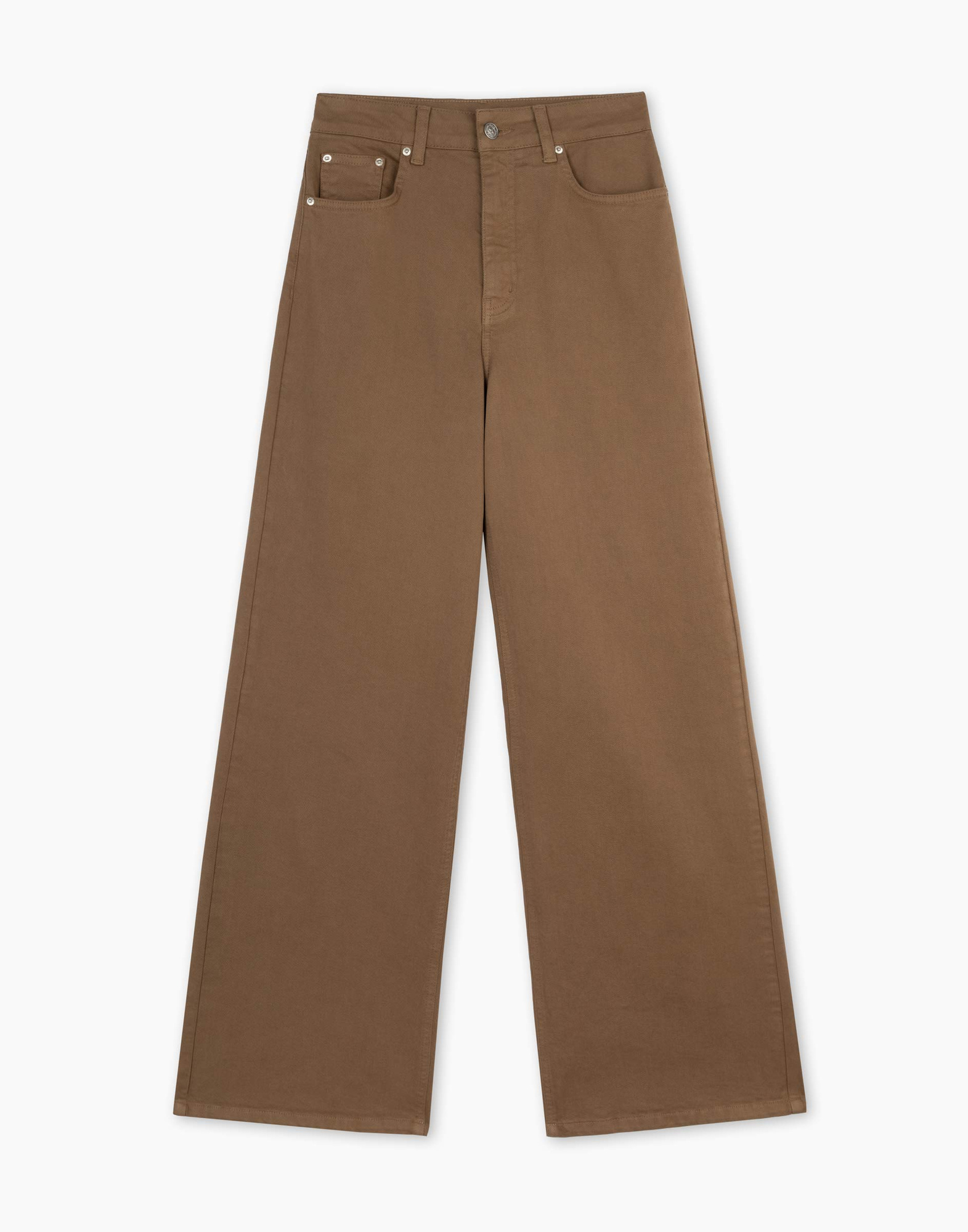 Коричневые джинсы Wide leg GJN036649-1 купить по цене от 2999 рублей с ...