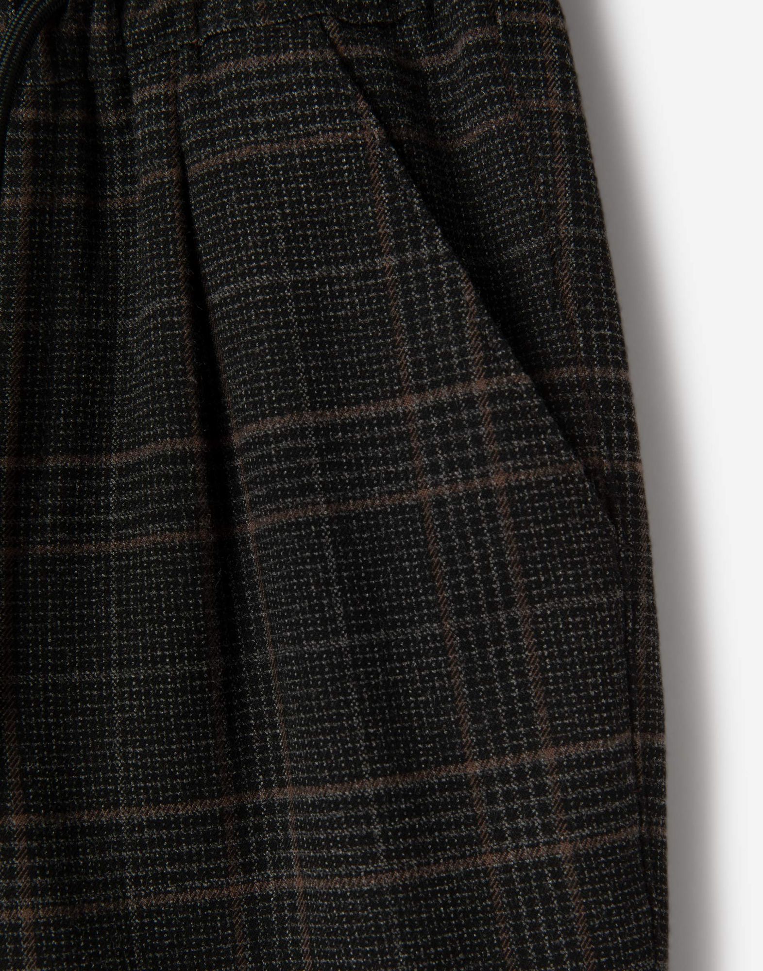 Коричневые клетчатые брюки Tapered для мальчика-3