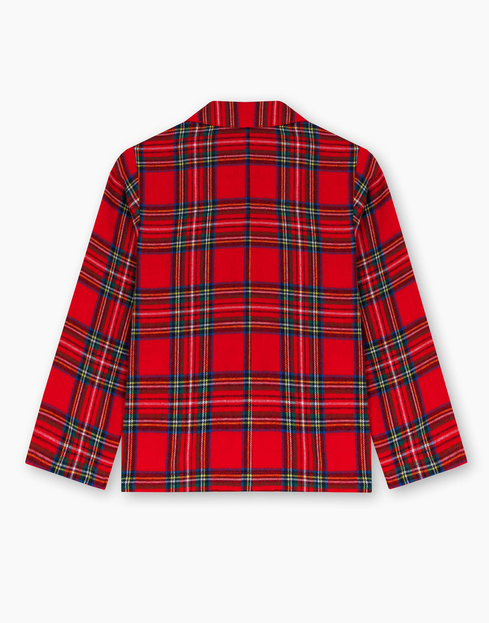Красная клетчатая пижама oversize из фланели для девочки GSL002330-1 ...