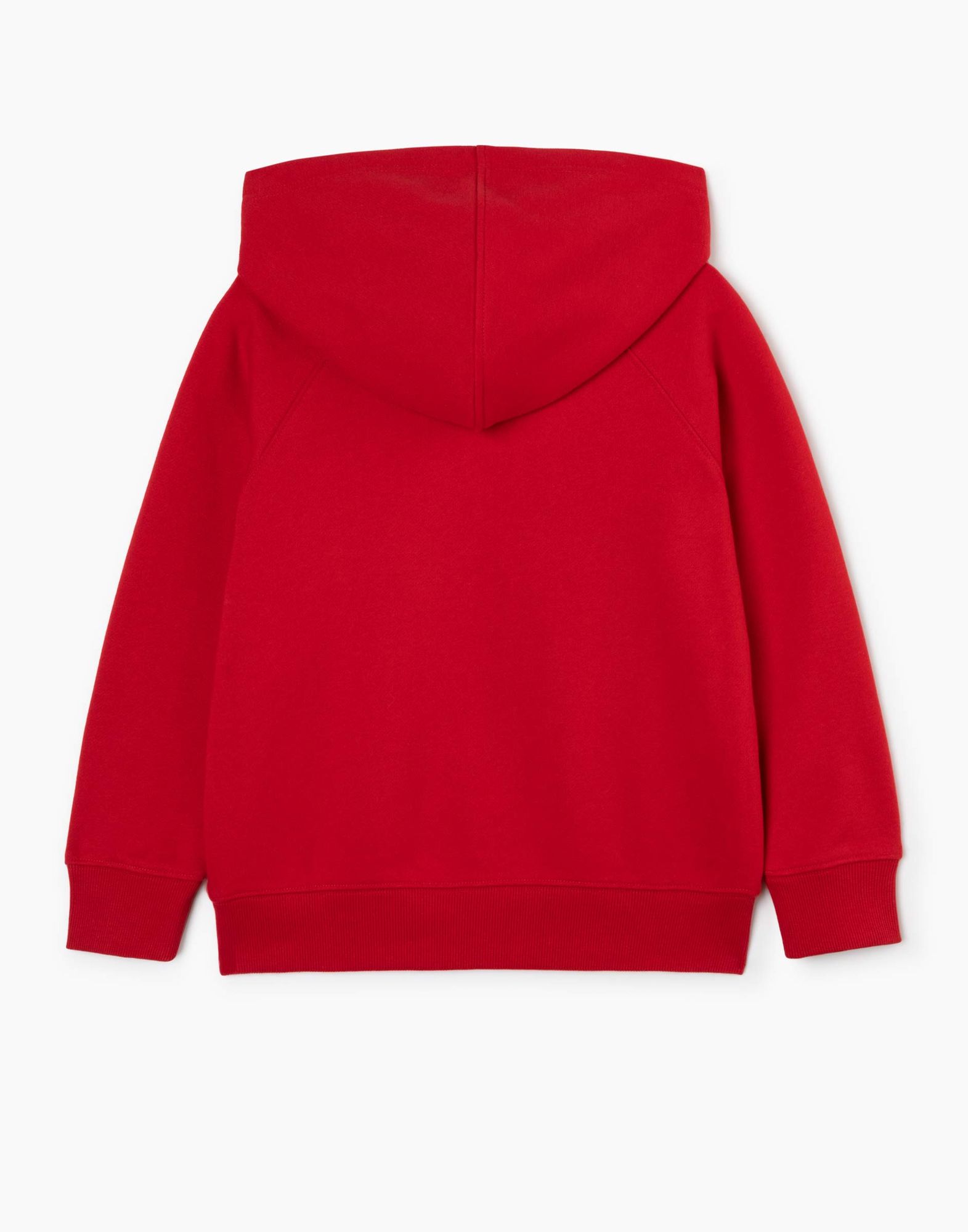 Красное худи oversize с надписью для мальчика-2