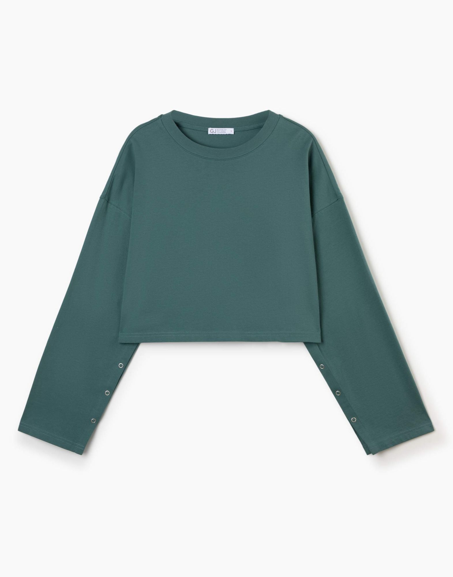 Лонгслив oversize с рукавами на кнопках GKT022102-4 купить по цене от ...
