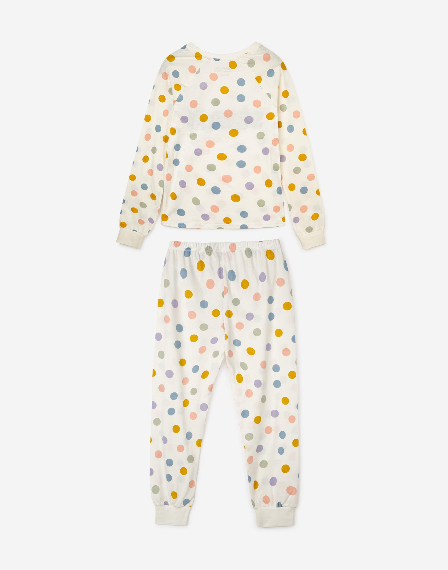 Молочная пижама в горох для девочки GSL000107-1 купить по цене от 299 ...