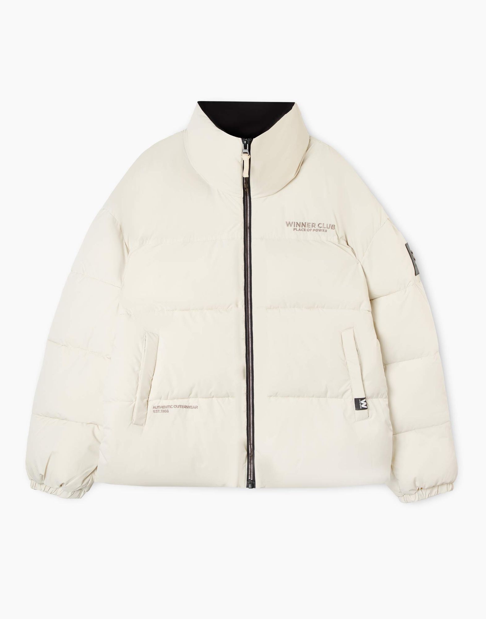 Молочная утеплённая oversize-куртка с синтепухом-10