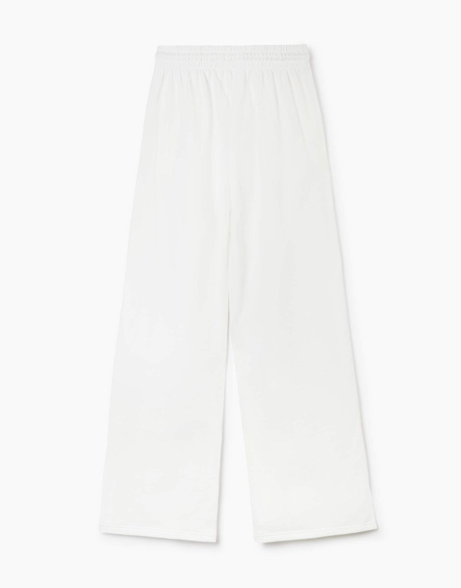 Молочные спортивные брюки Wide leg-1